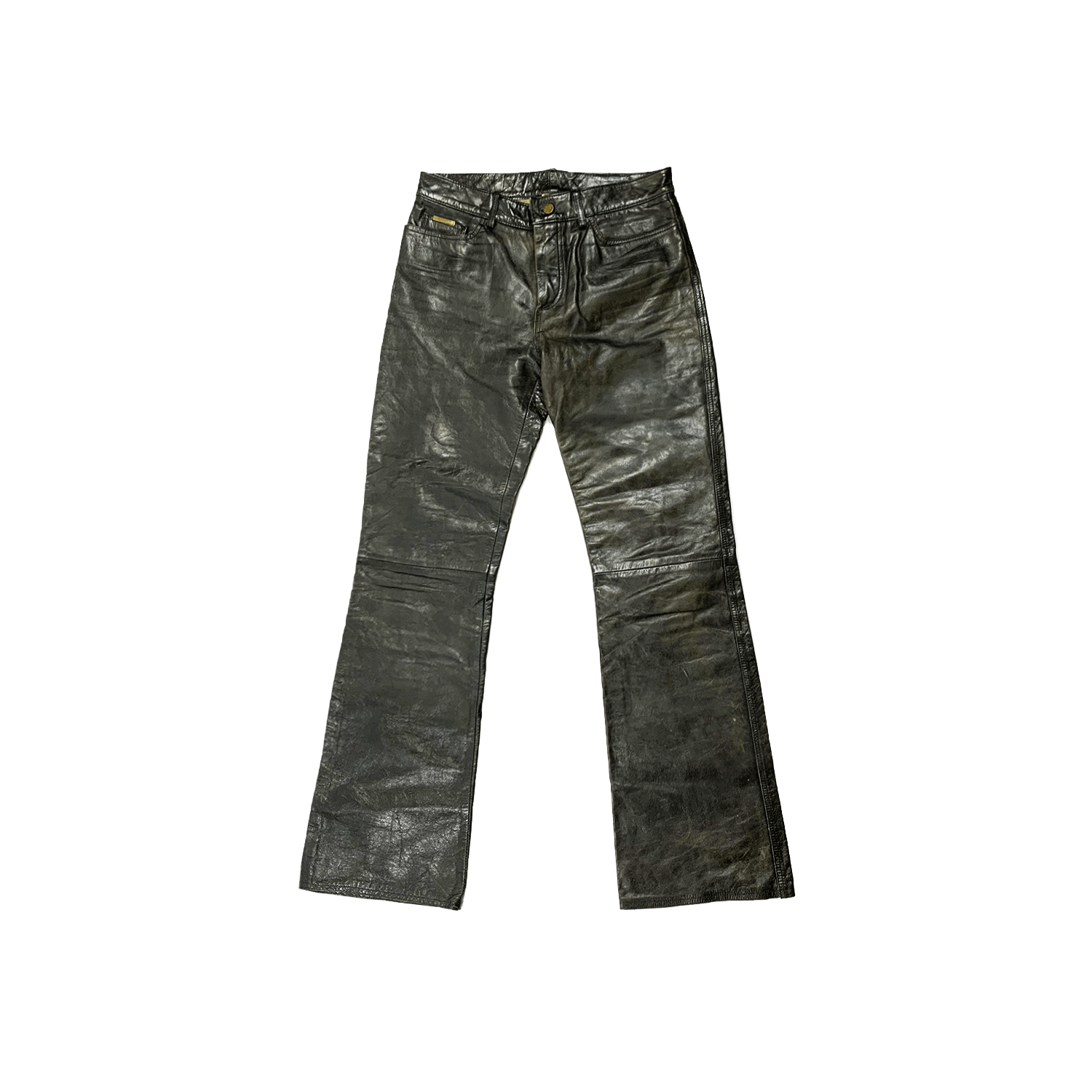Just Cavalli × Roberto Cavalli FW2001 Roberto Cavalli Leather Pants Size US 32 / EU 48 - 1 Thumbnail