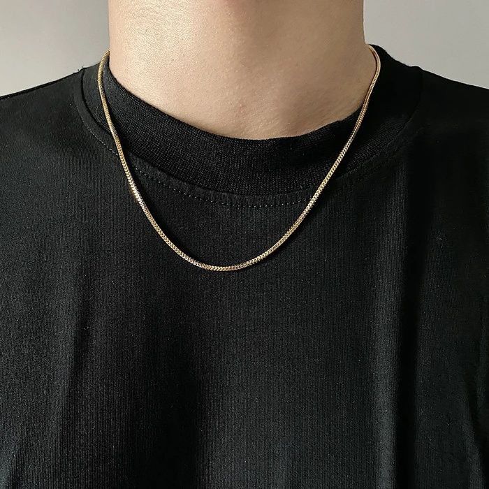 Jewelry × Vintage Fashion Gold Snake Bone Necklace Size ONE SIZE - 1 Preview