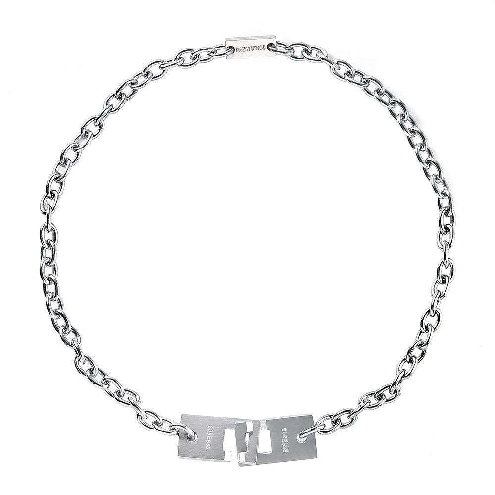 Jewelry × Vintage Punk Fashion Titanium Steel Necklace Size ONE SIZE - 3 Thumbnail