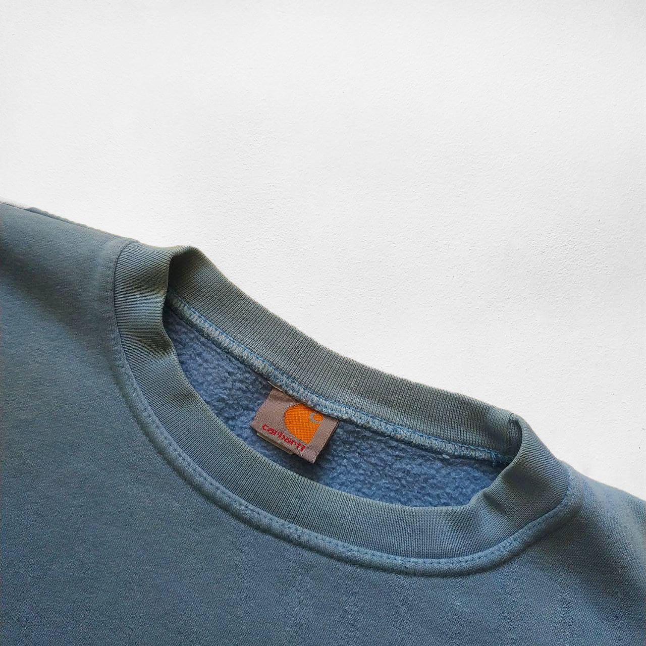 Carhartt × Vintage Carhartt vintage sweatshirt embroidered logo crewneck 90s Size US XL / EU 56 / 4 - 4 Thumbnail