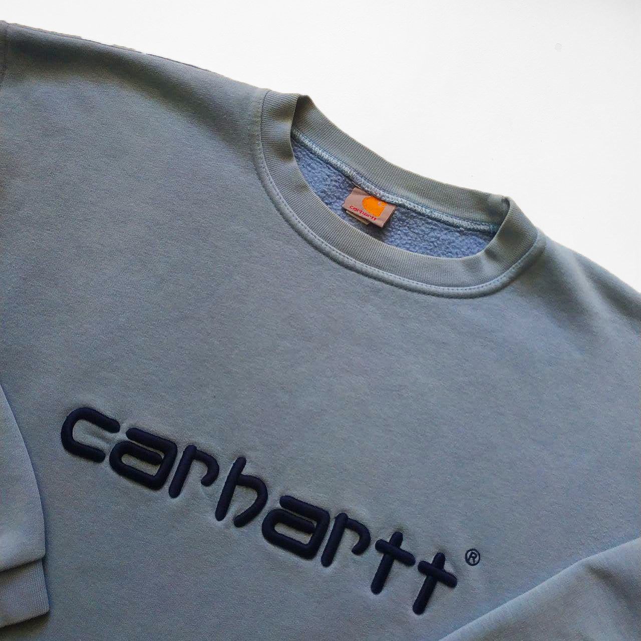 Carhartt × Vintage Carhartt vintage sweatshirt embroidered logo crewneck 90s Size US XL / EU 56 / 4 - 3 Thumbnail