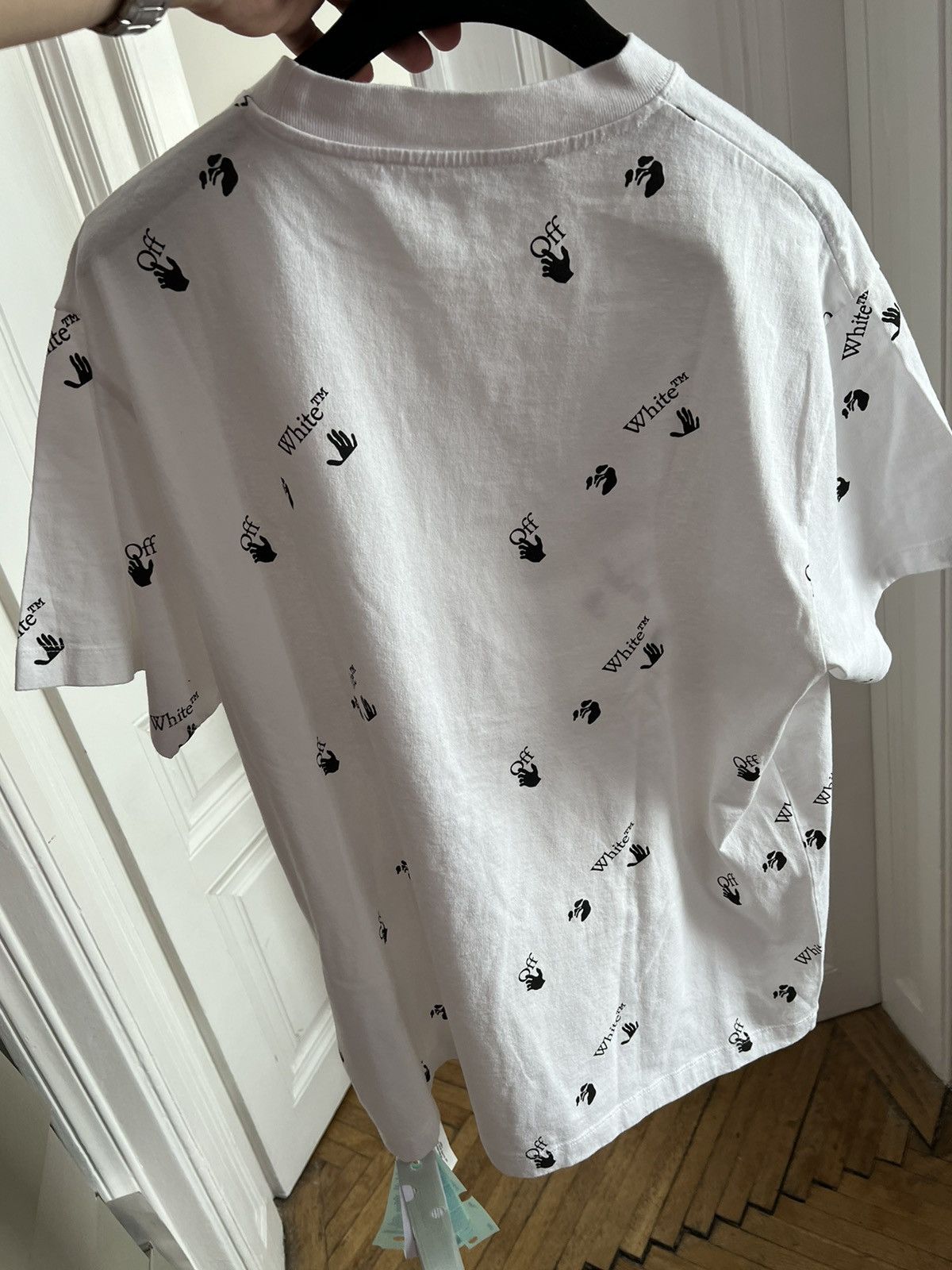 Off-White Allover logo tshirt Size US S / EU 44-46 / 1 - 3 Thumbnail