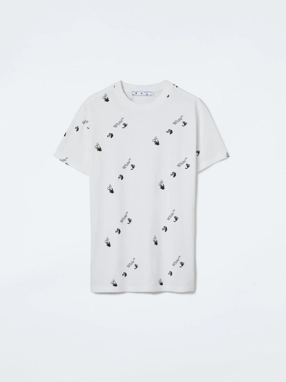Off-White Allover logo tshirt Size US S / EU 44-46 / 1 - 1 Thumbnail