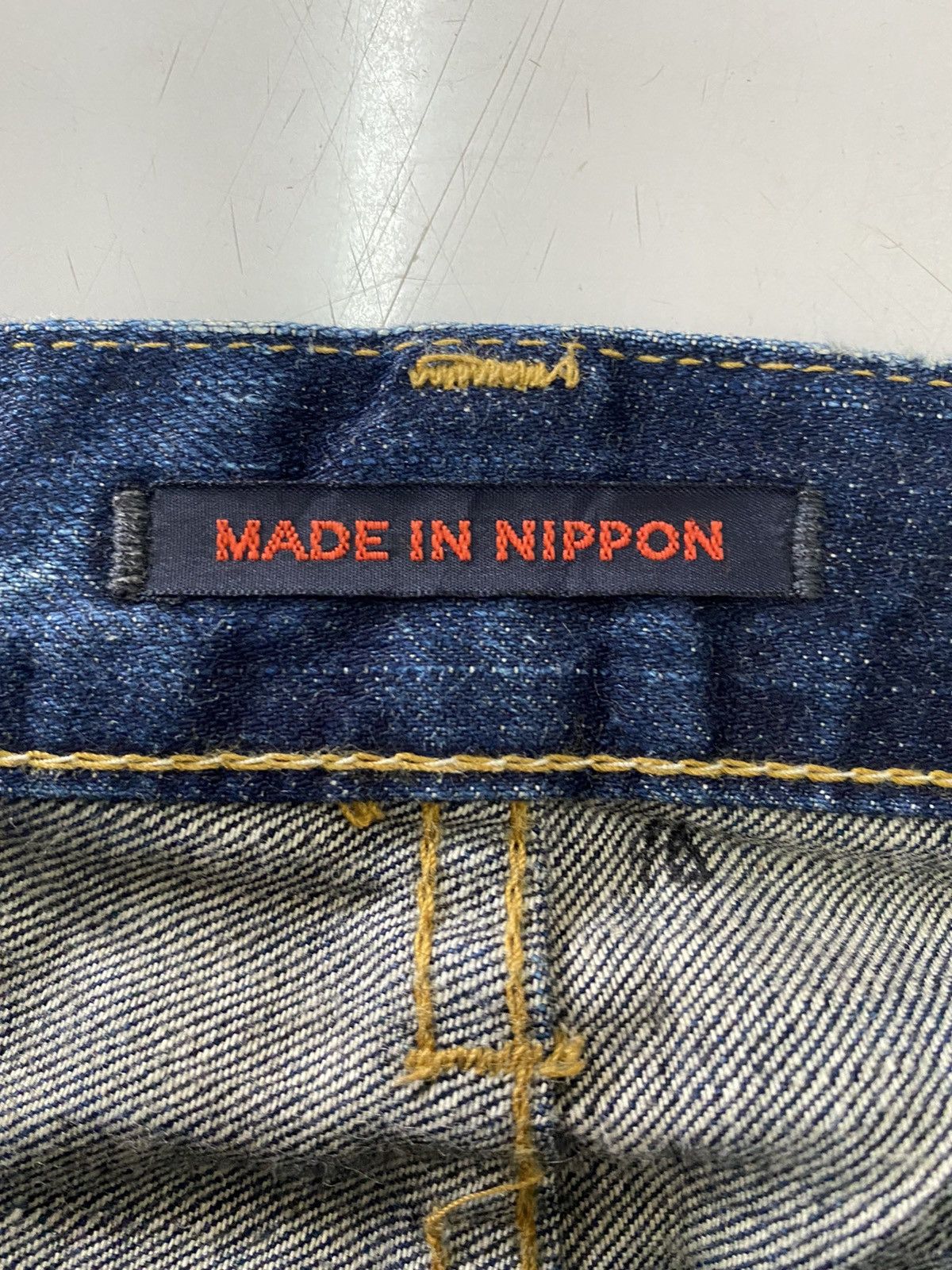 Japanese Brand Distressed BLUE WAY Men’s Flare Bottom Jeans Size US 32 / EU 48 - 18 Thumbnail