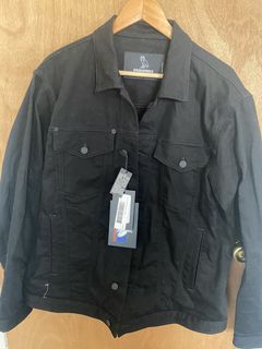 Ovo Monogram Denim Trucket Jacket Washed Indigo