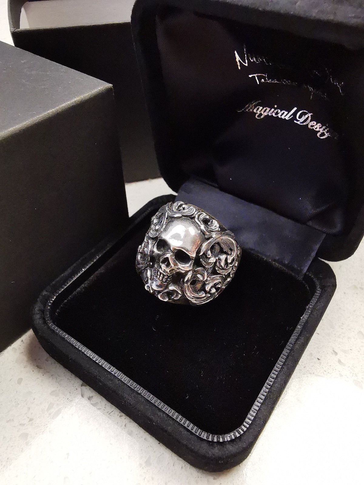 Number (N)ine Number Nine X Magical Design skull ring | Grailed