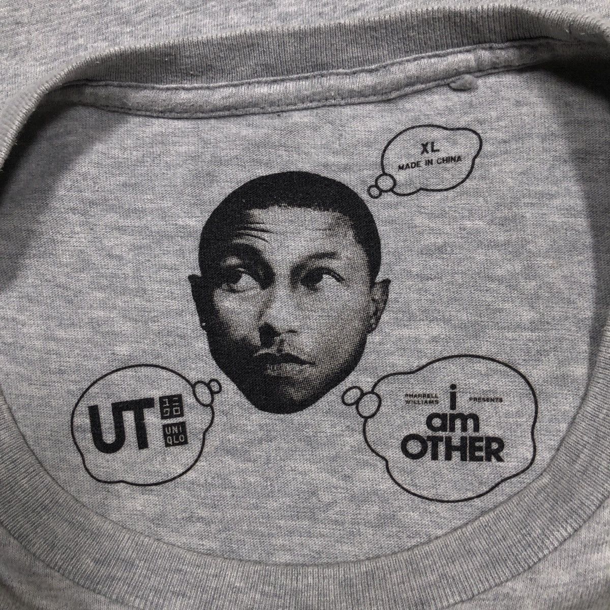 Pharrell Pharrell Williams x Uniqlo Vintage Single Stitch Tee Size US XL / EU 56 / 4 - 6 Thumbnail