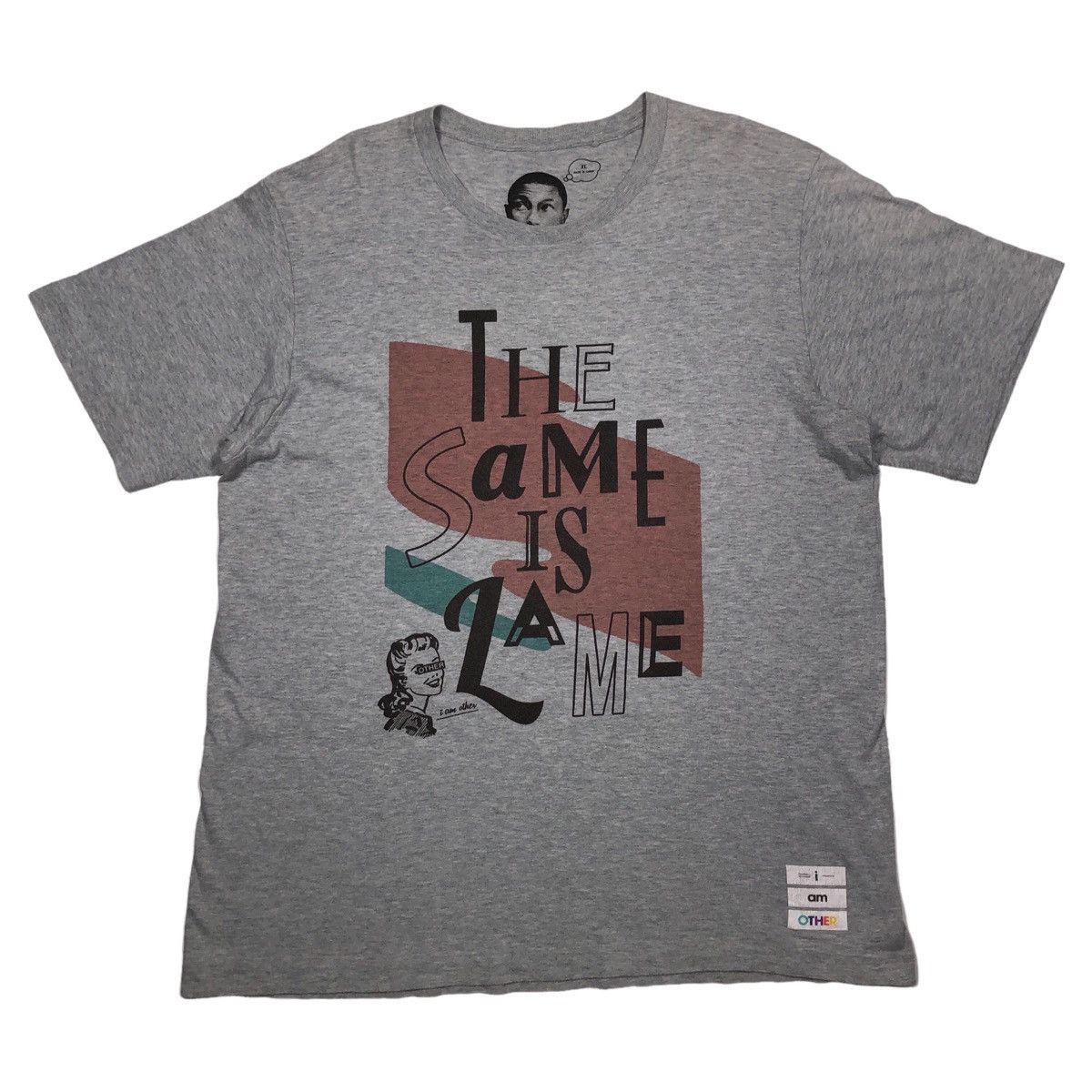 Pharrell Pharrell Williams x Uniqlo Vintage Single Stitch Tee Size US XL / EU 56 / 4 - 1 Thumbnail