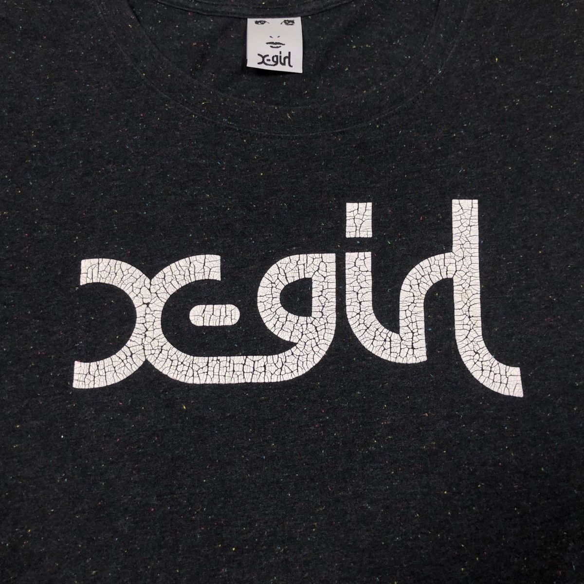 Japanese Brand X-girl Crack Logo Tee Size US S / EU 44-46 / 1 - 2 Thumbnail