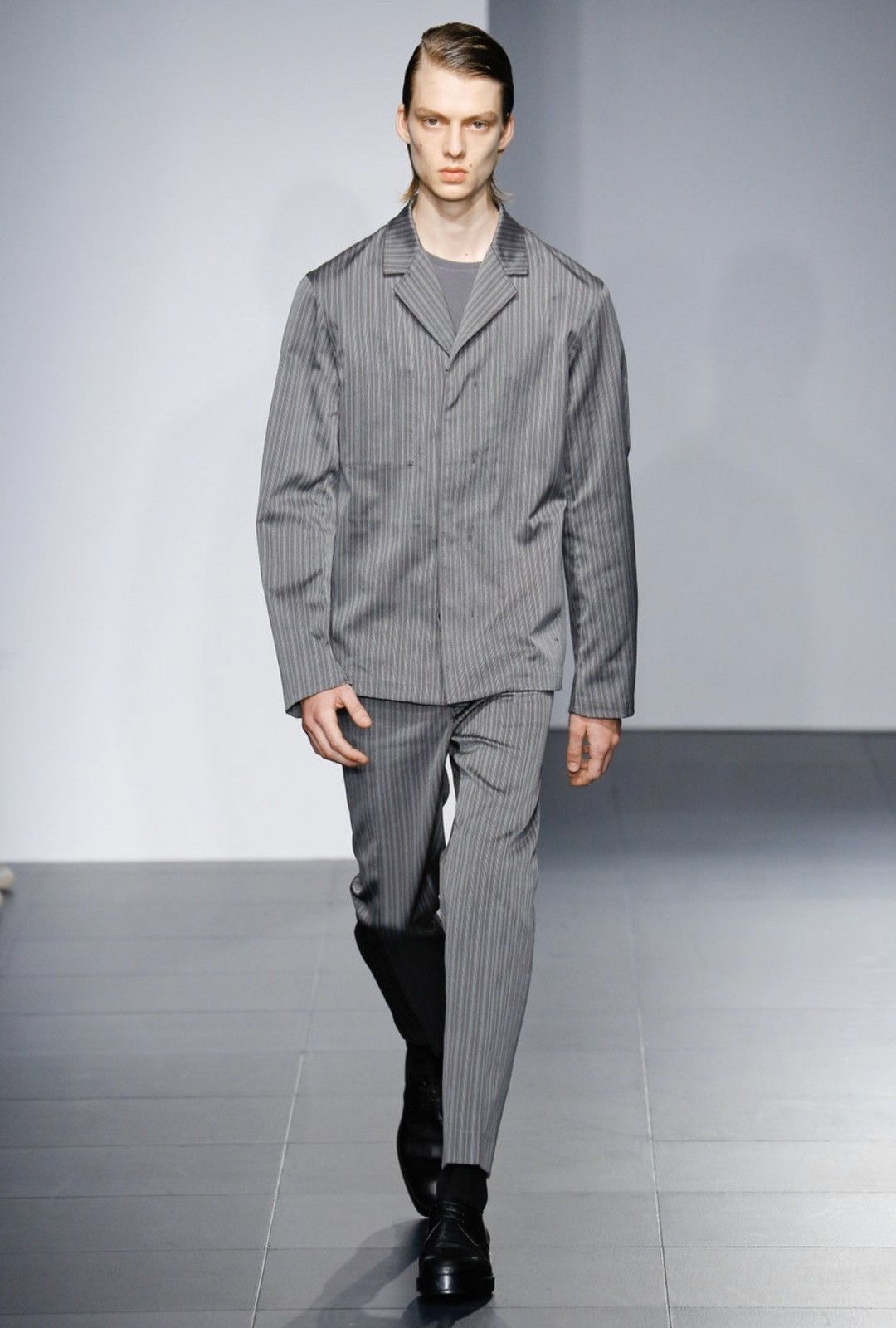 Jil Sander Jil Sander Customized Minimalist Runway Shirt - Rare Size US L / EU 52-54 / 3 - 1 Thumbnail