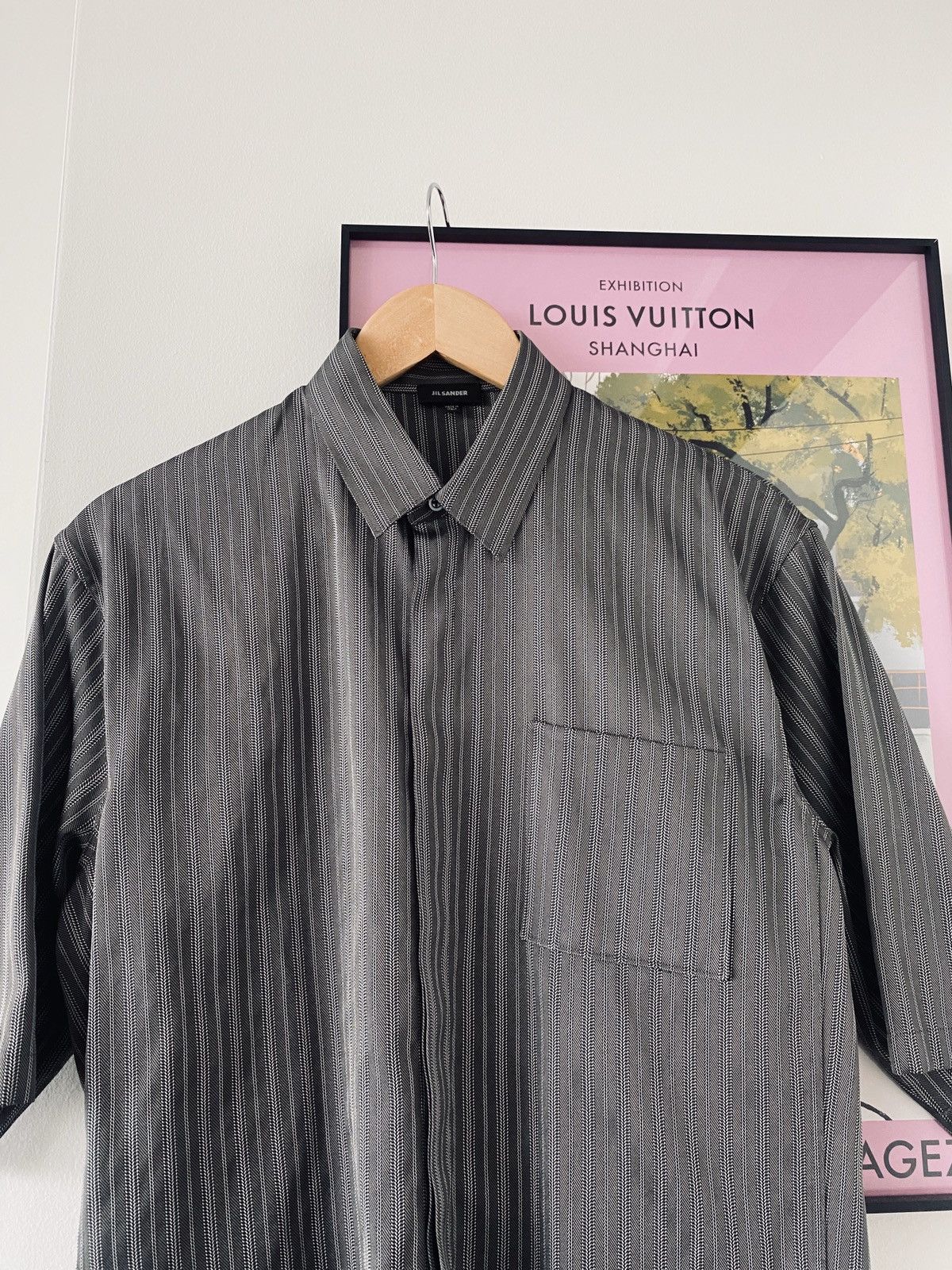 Jil Sander Jil Sander Customized Minimalist Runway Shirt - Rare Size US L / EU 52-54 / 3 - 2 Thumbnail