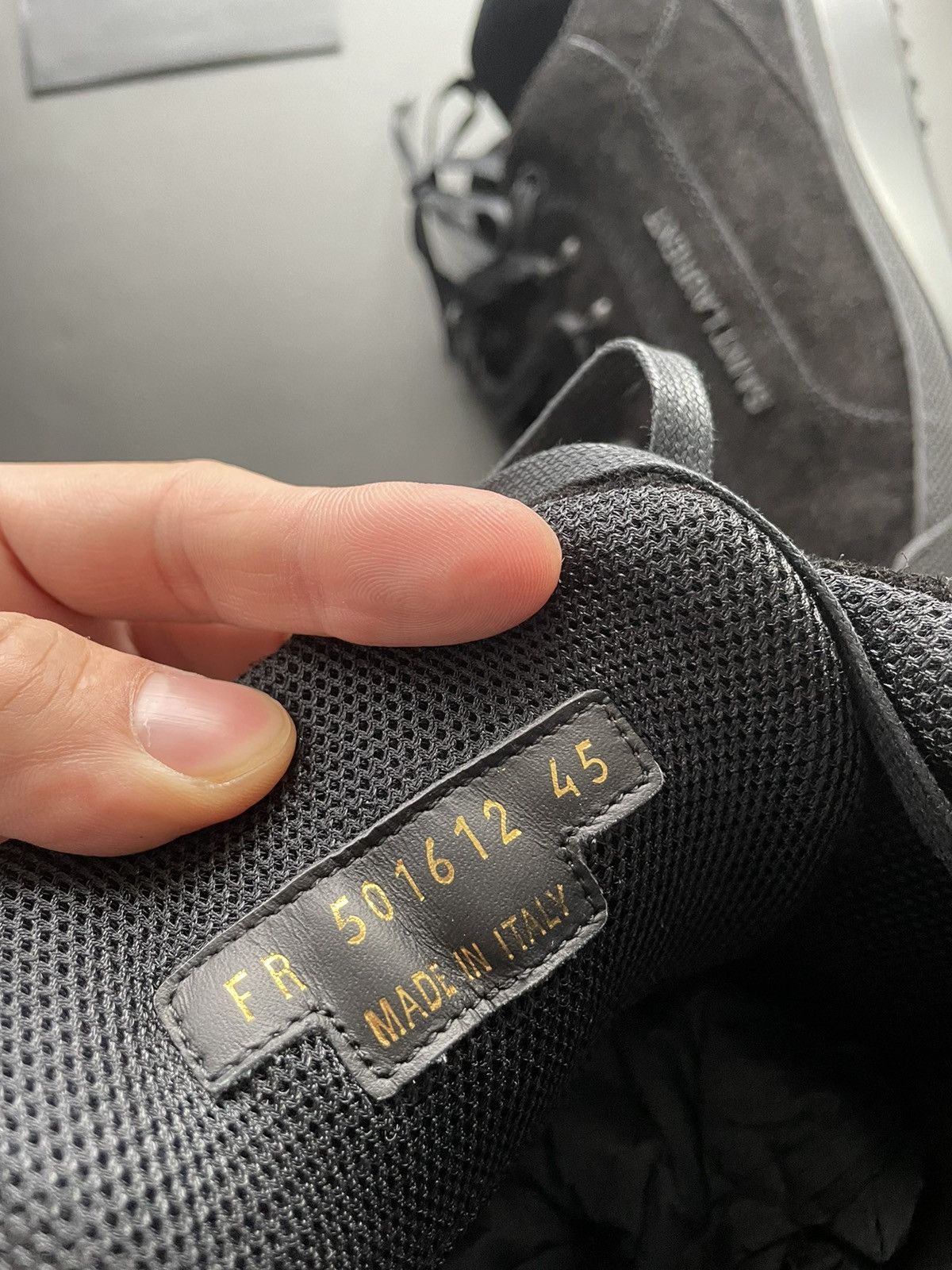 Hedi Slimane × Saint Laurent Paris × Yves Saint Laurent Rare Brand New Super Runway Jump Suede Logo Leather Sneaker Size US 12 / EU 45 - 5 Thumbnail
