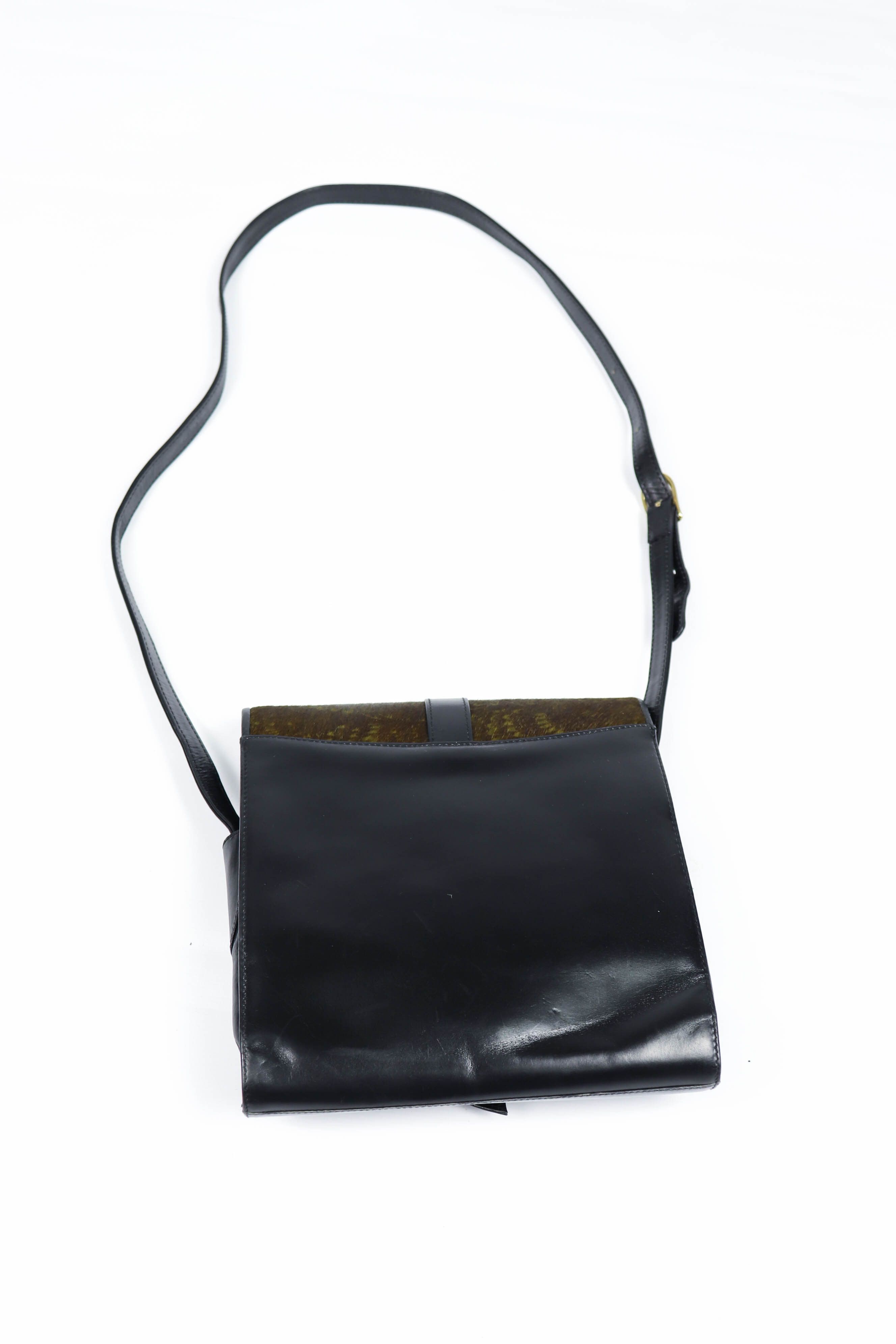 Bally BALLY Vintage Les Accessoires LeatherFur Mini Crossbody Bag Size ONE SIZE - 2 Thumbnail