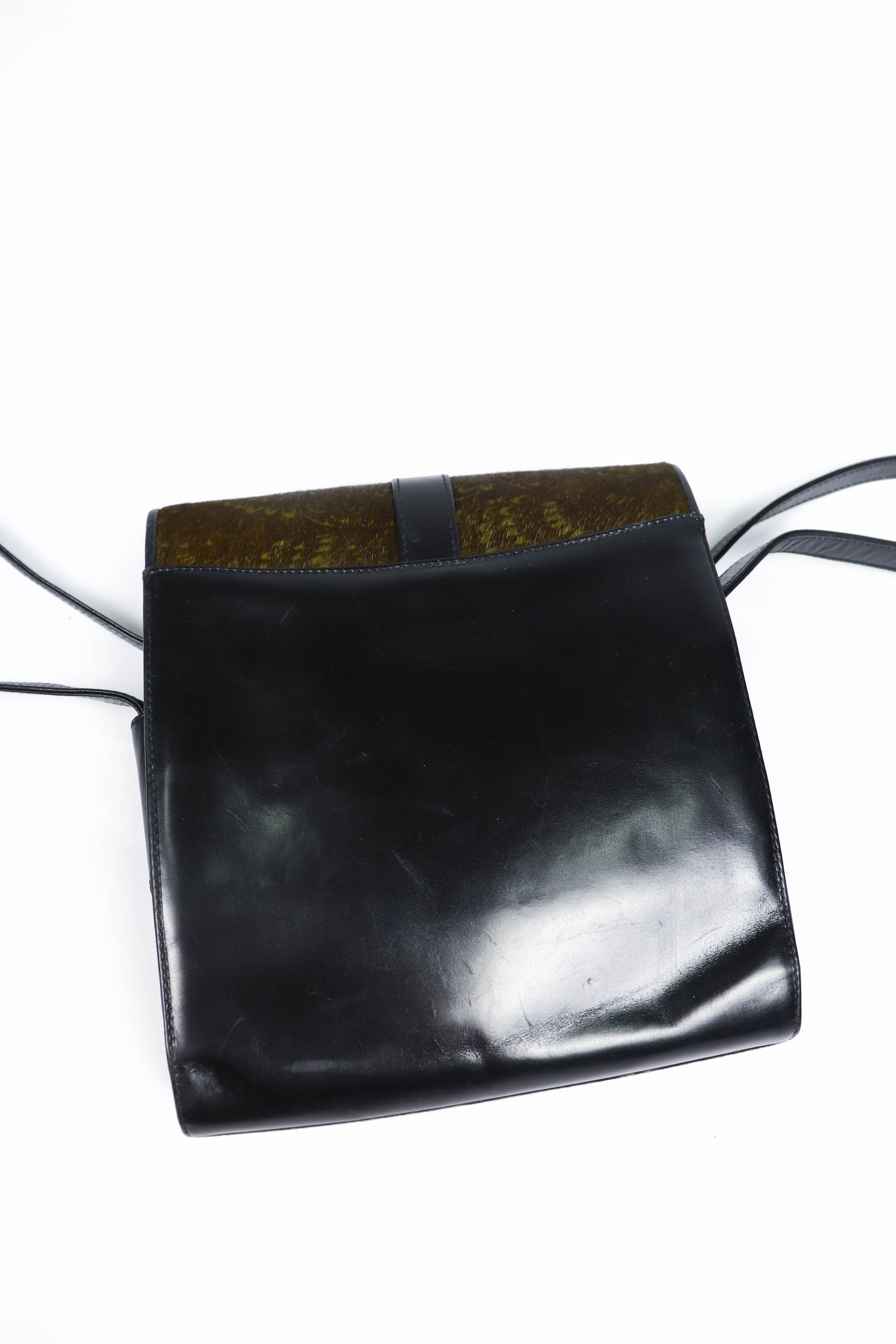 Bally BALLY Vintage Les Accessoires LeatherFur Mini Crossbody Bag Size ONE SIZE - 5 Thumbnail