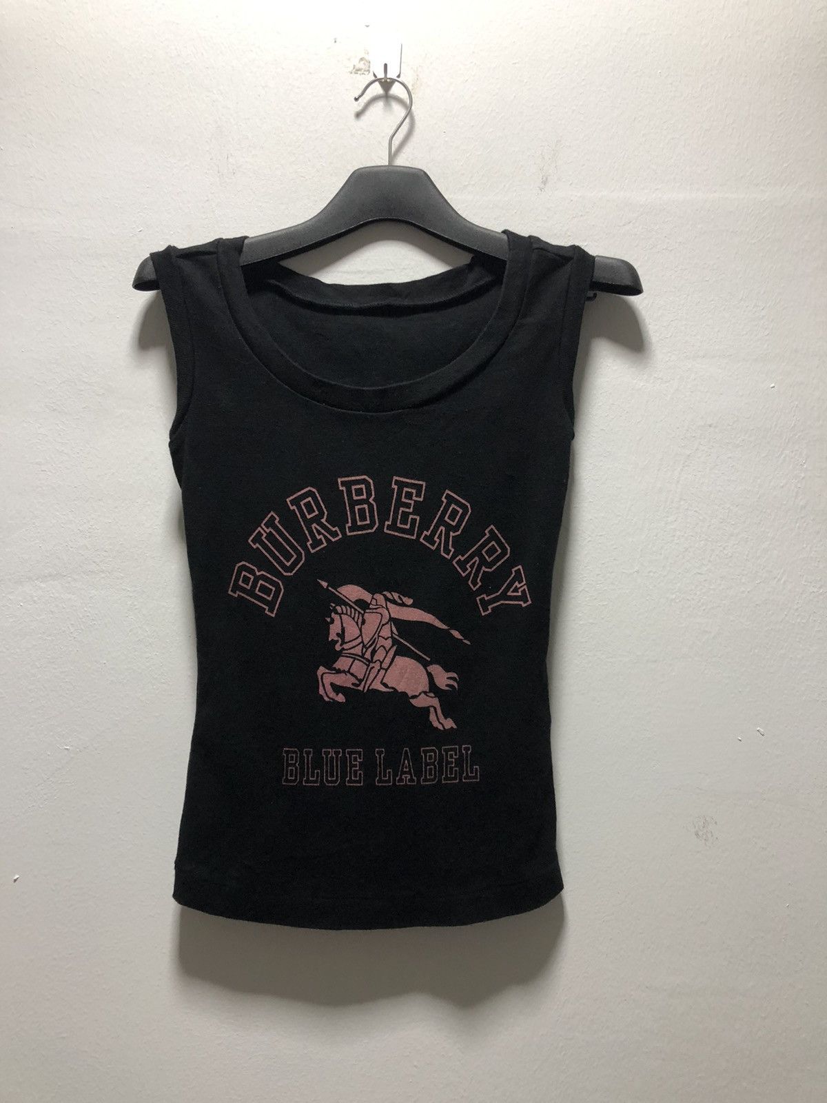 Burberry BURBERRY Blue Label Tank Top T Shirt Spellout Japan Size US XS / EU 42 / 0 - 1 Thumbnail