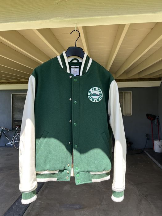 Golf lacoste varsity best sale jacket