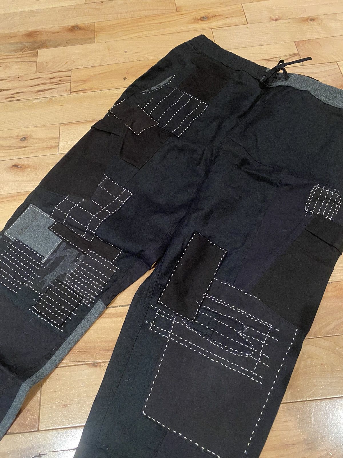 Maharishi Maha Boro Patchwork Cargo Track Pants 2018 L Grailed