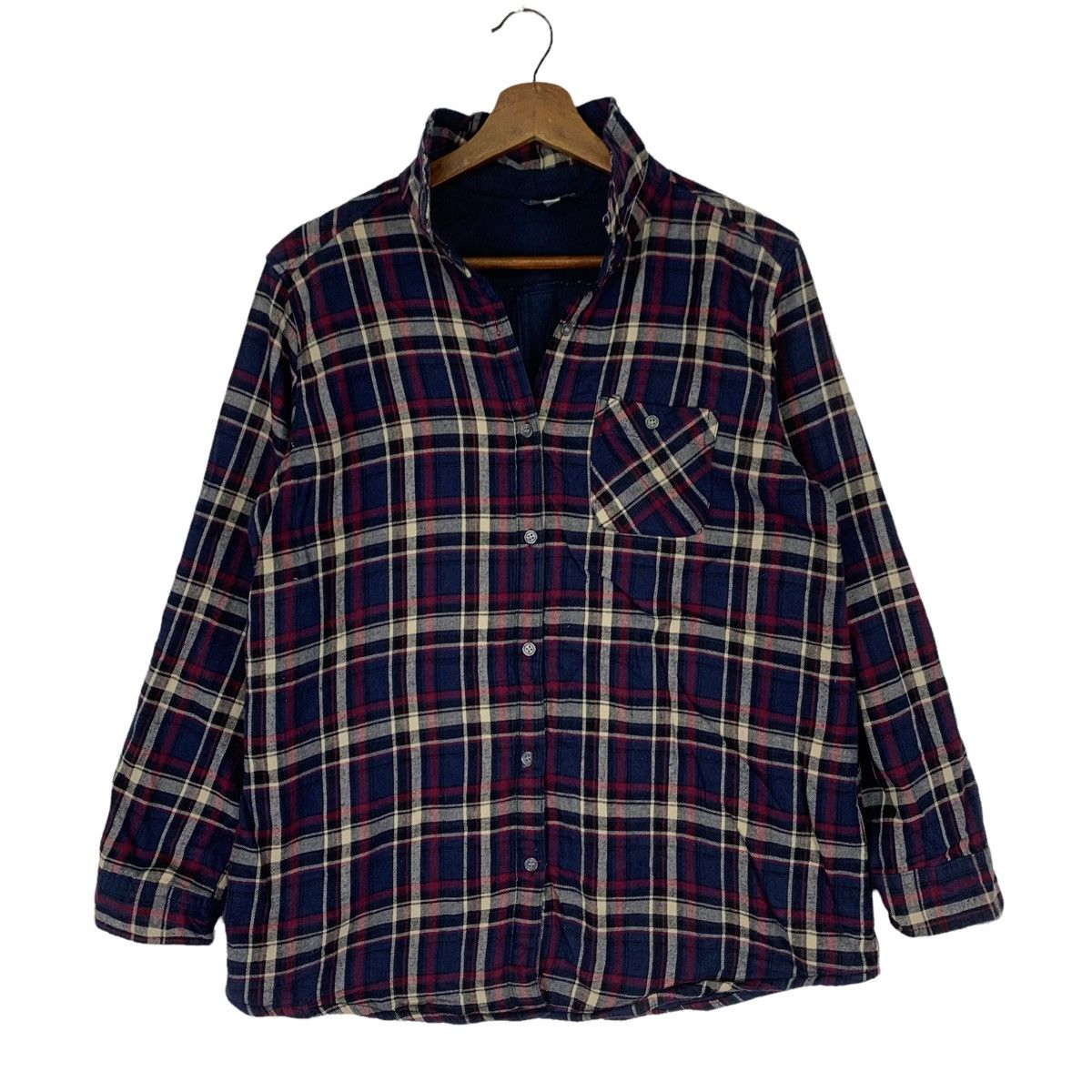 Vintage Vintage Belle Jeanne Button Flannel Shirt Size US M / EU 48-50 / 2 - 1 Thumbnail