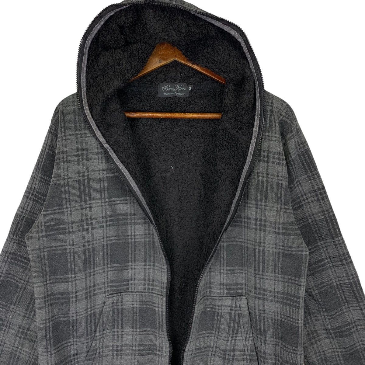 Vintage Vintage Beau Mere Immourial Design Flannel Zipper Jacket Size US M / EU 48-50 / 2 - 4 Thumbnail