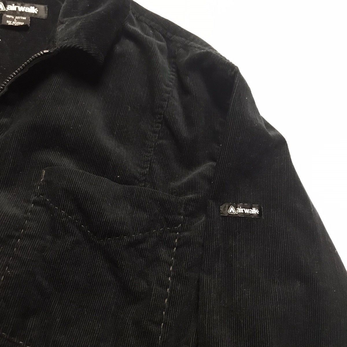 Airwalk Airwalk Corduroy Zip-Up Shirt Jacket Size US L / EU 52-54 / 3 - 4 Thumbnail