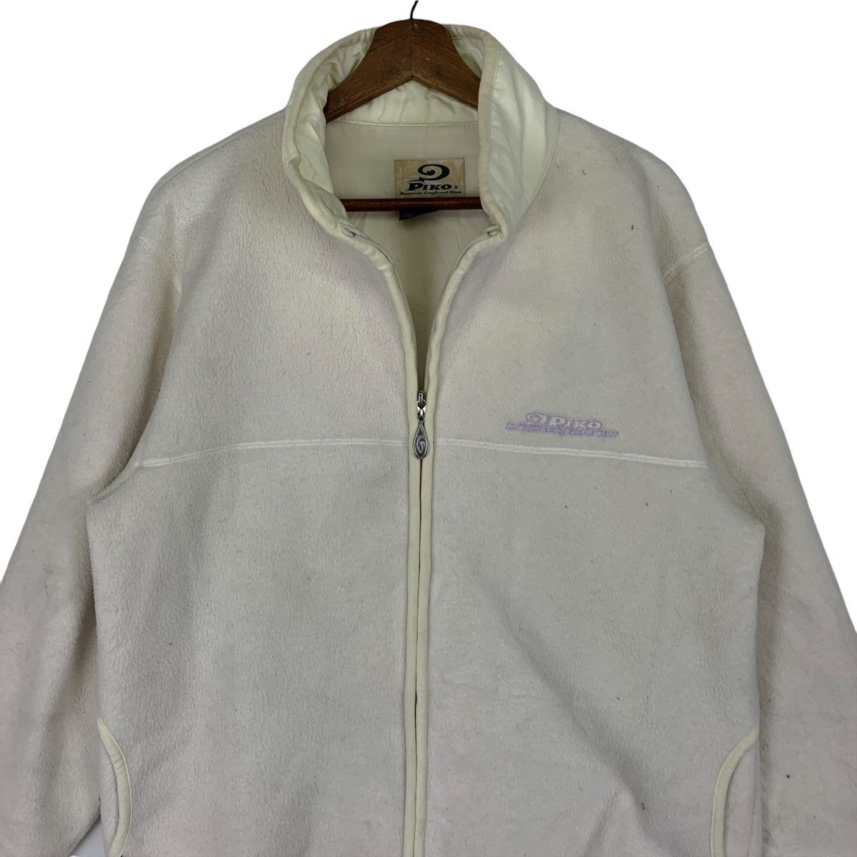 Japanese Brand Piko Design Surfing Fleece Zipper Jacket Size US M / EU 48-50 / 2 - 2 Thumbnail