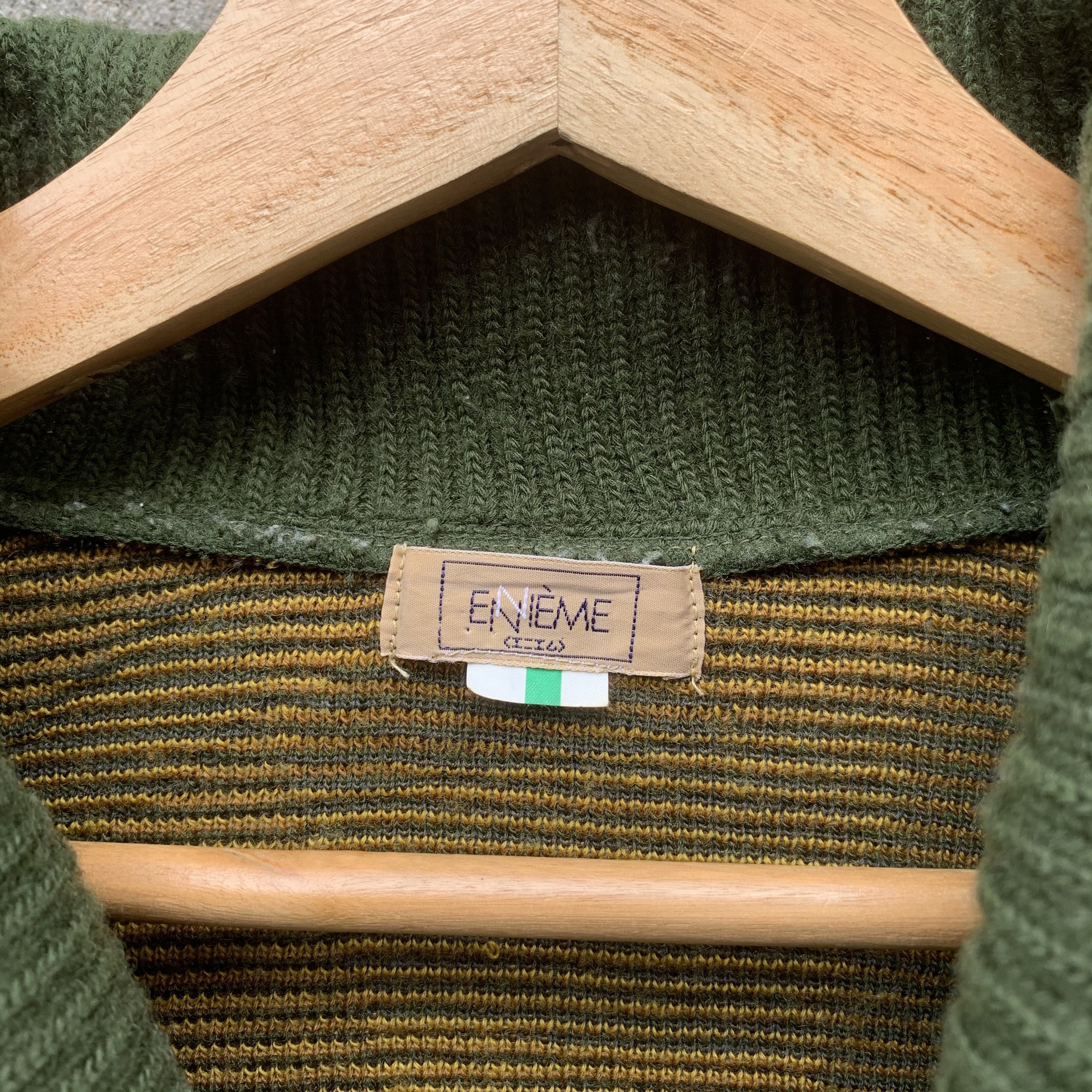 Homespun Knitwear SICKS 🔥 ENIEME JAPANESE Knit Arts Cropped VERY RARE Sweater Size US M / EU 48-50 / 2 - 6 Thumbnail