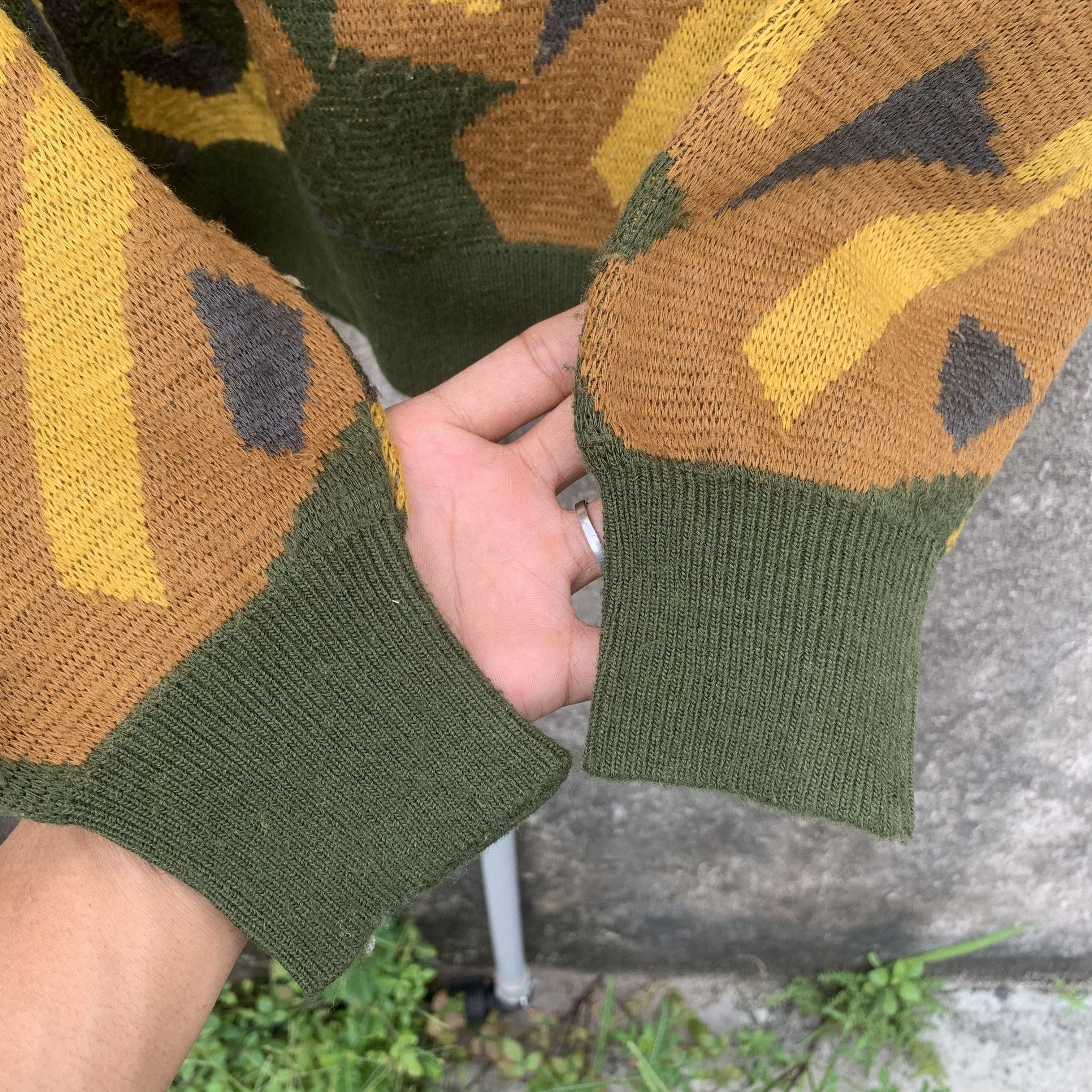 Homespun Knitwear SICKS 🔥 ENIEME JAPANESE Knit Arts Cropped VERY RARE Sweater Size US M / EU 48-50 / 2 - 8 Thumbnail