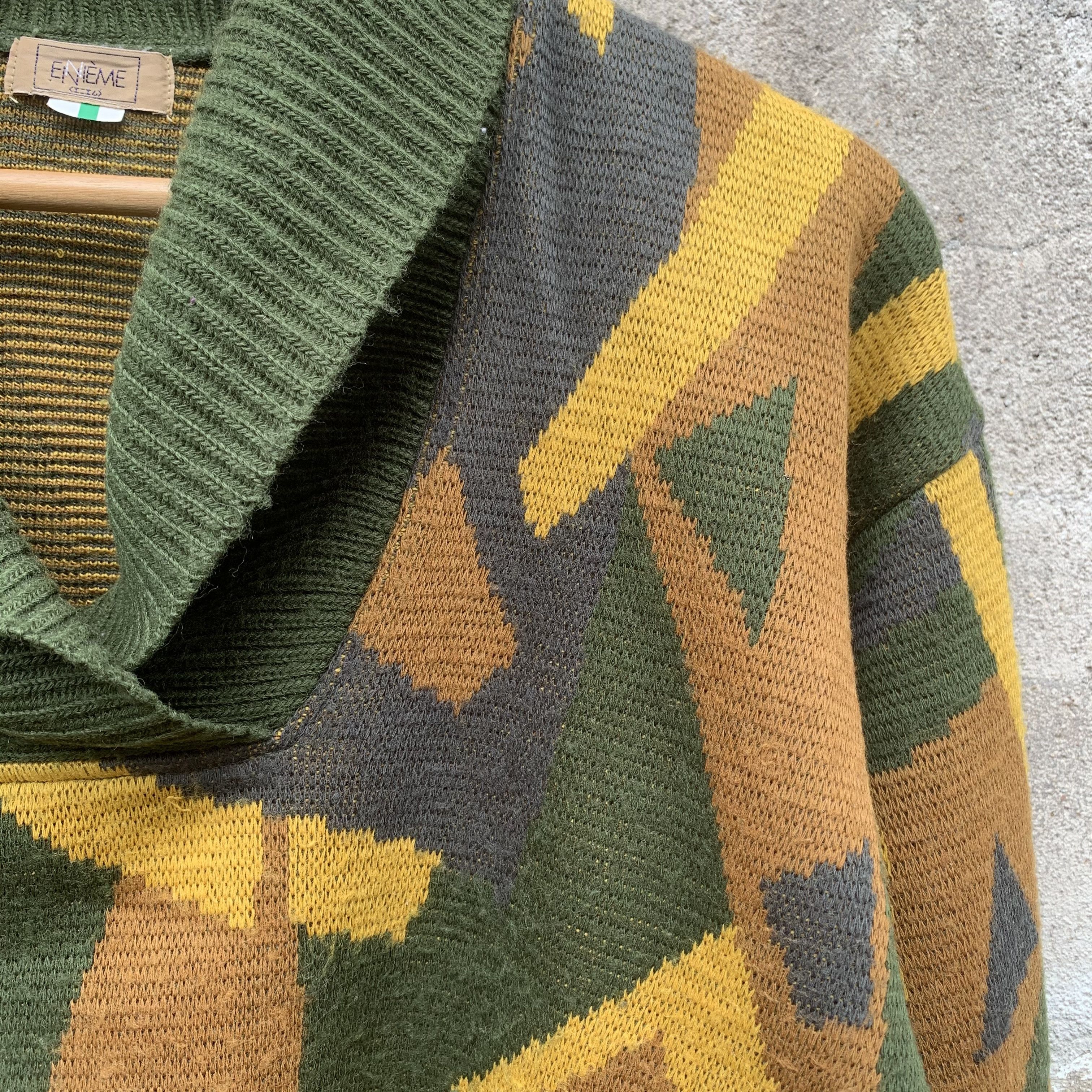 Homespun Knitwear SICKS 🔥 ENIEME JAPANESE Knit Arts Cropped VERY RARE Sweater Size US M / EU 48-50 / 2 - 4 Thumbnail