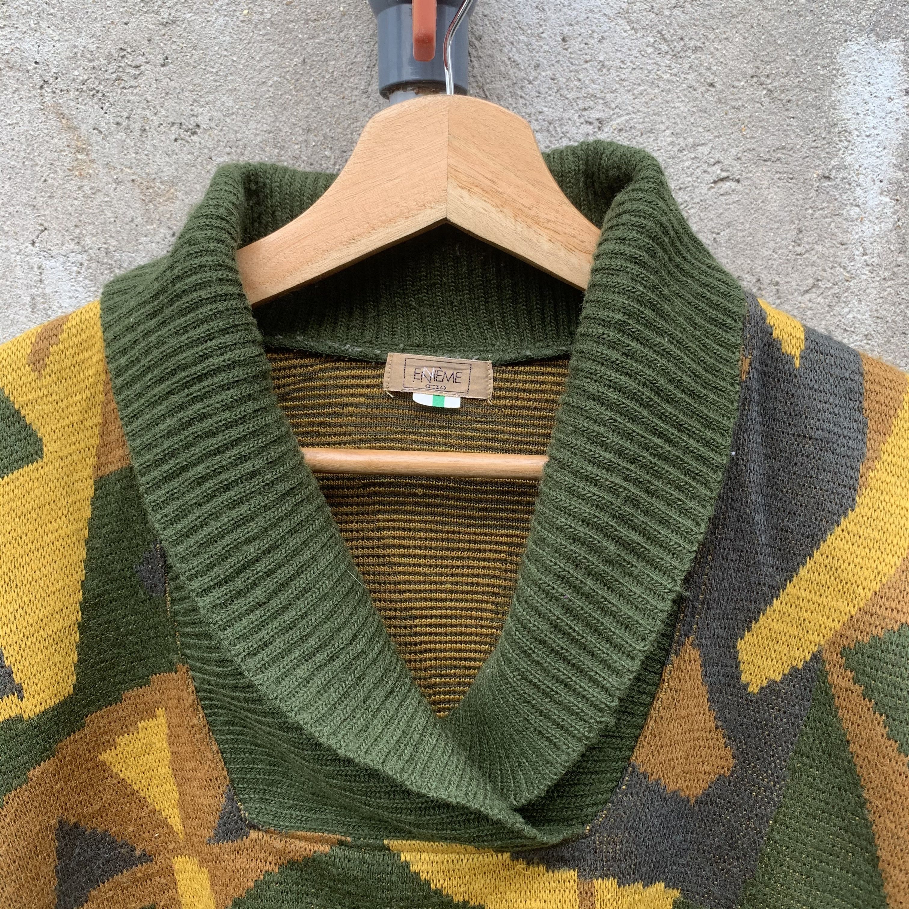 Homespun Knitwear SICKS 🔥 ENIEME JAPANESE Knit Arts Cropped VERY RARE Sweater Size US M / EU 48-50 / 2 - 5 Thumbnail