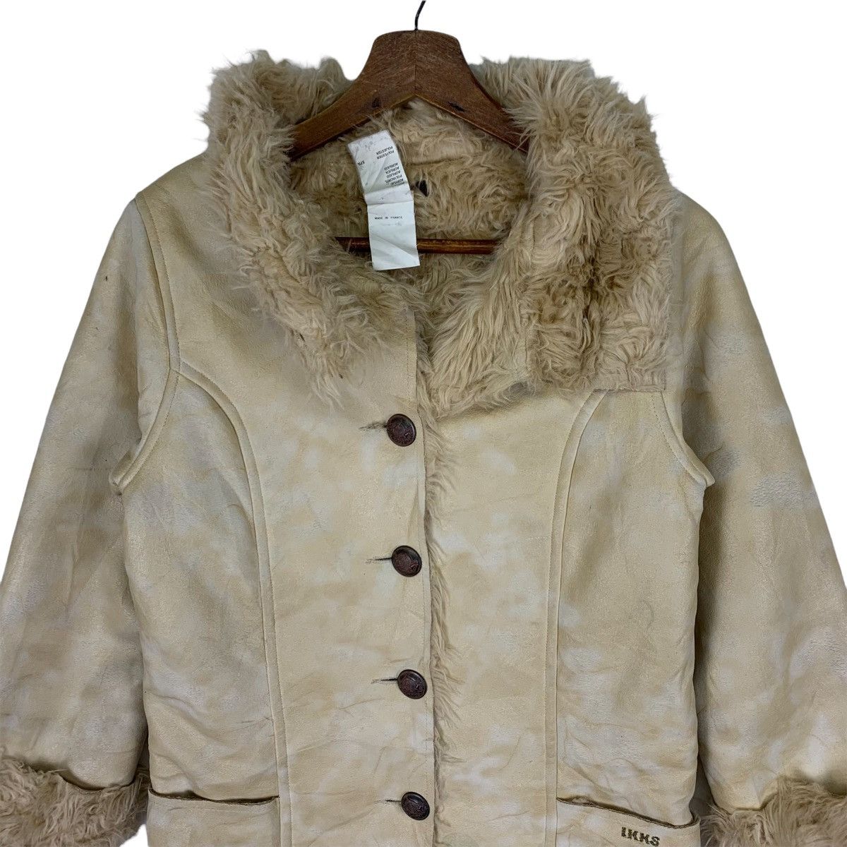 IKKS Vintage IKKS Leather Made In France Jacket Size US M / EU 48-50 / 2 - 2 Thumbnail
