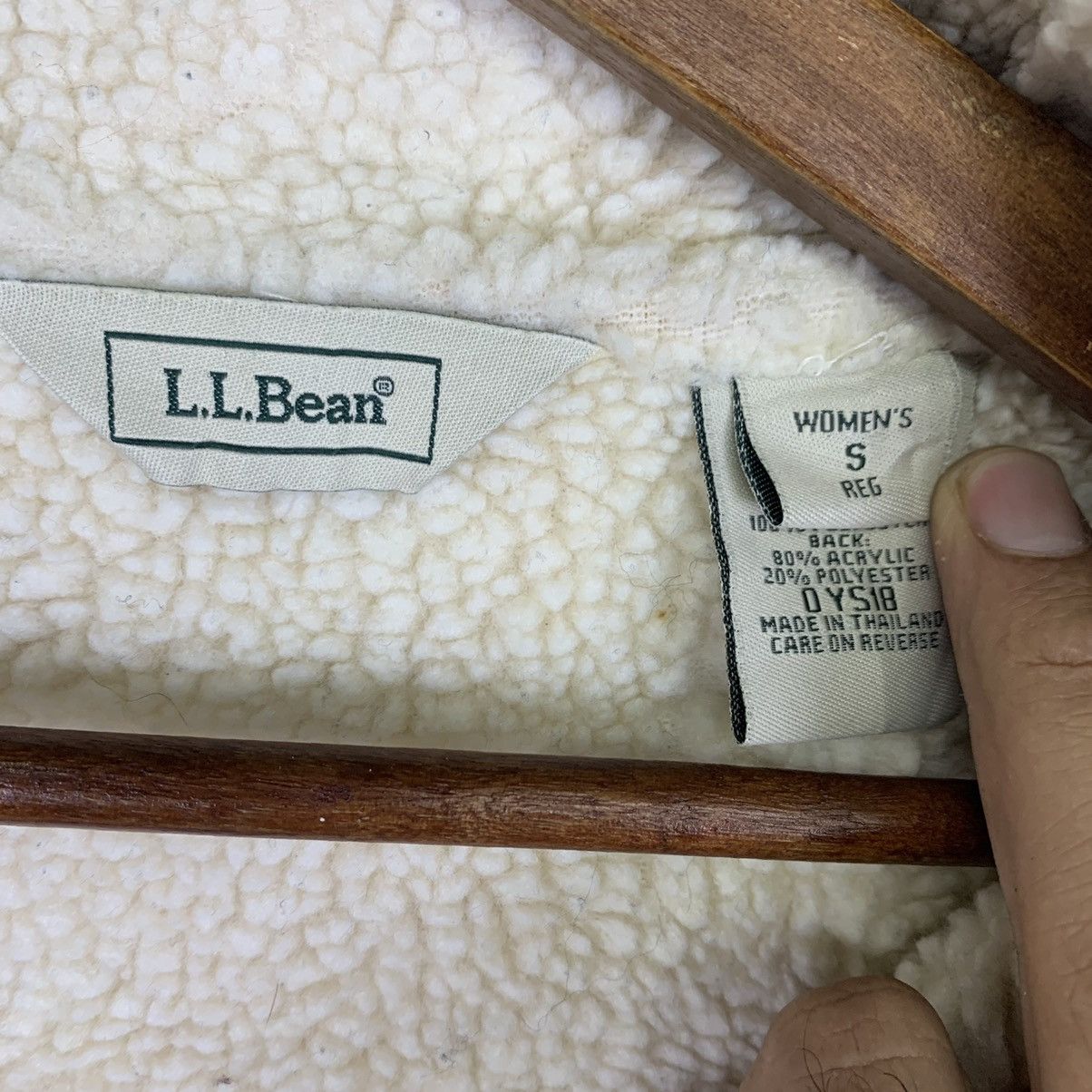 L.L. Bean Vintage LL.Bean Leather Wool Jacket Size US S / EU 44-46 / 1 - 7 Thumbnail