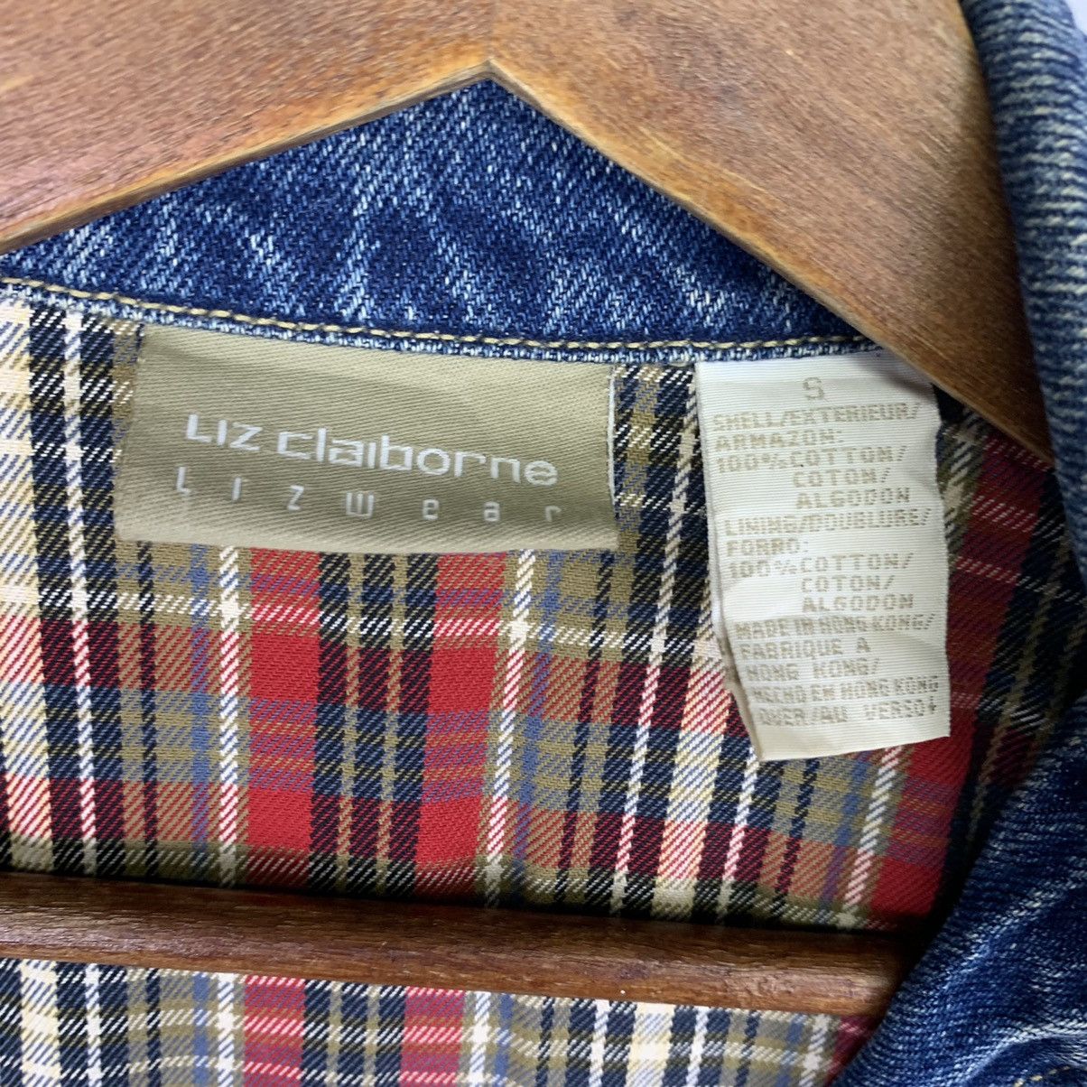 Vintage Vintage Liz Claiborne Liz Wear Denim Jacket Size US S / EU 44-46 / 1 - 7 Thumbnail