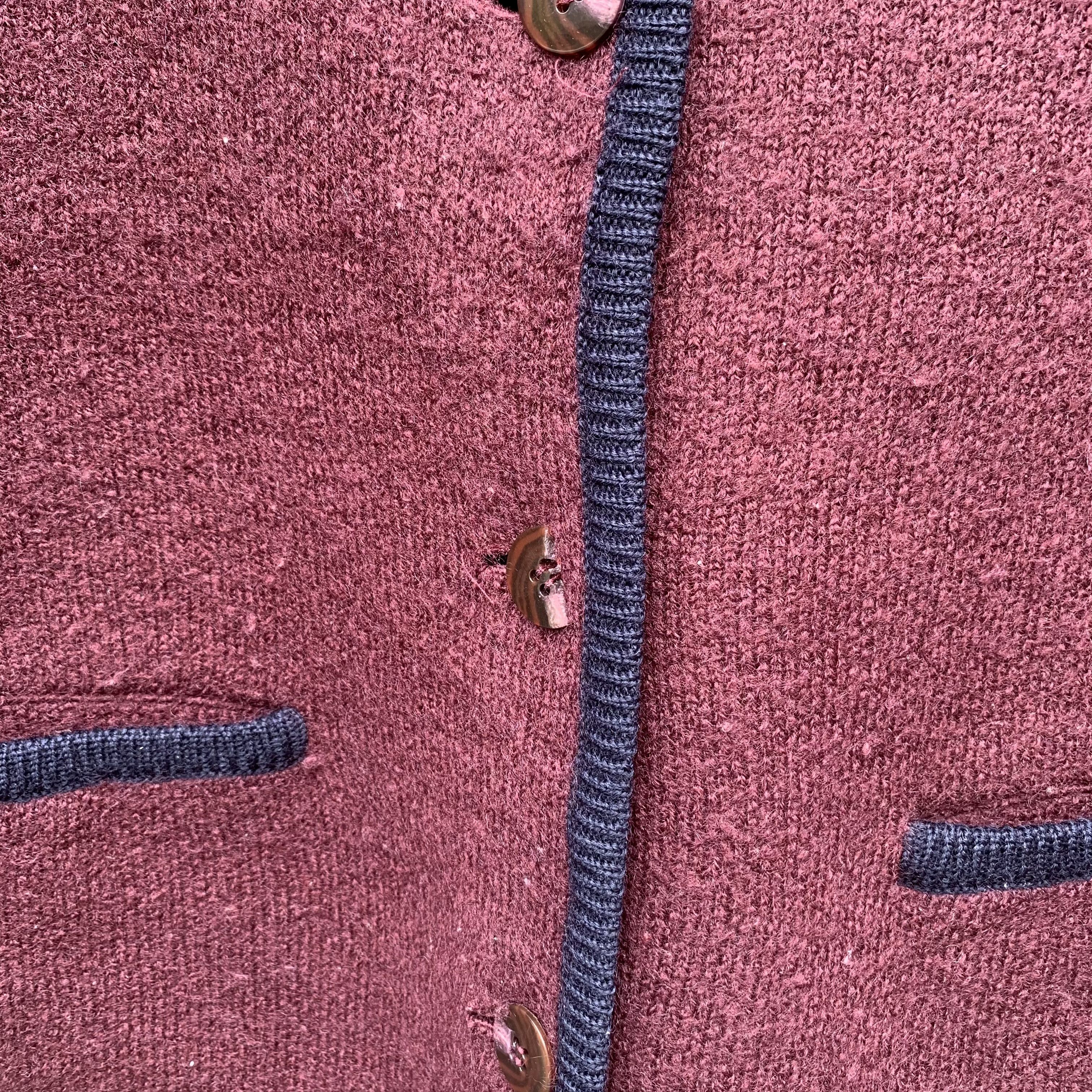 Aran Isles Knitwear Vintage CORDIER Cardigan Double Breast Sweater Jacket Size US L / EU 52-54 / 3 - 6 Thumbnail