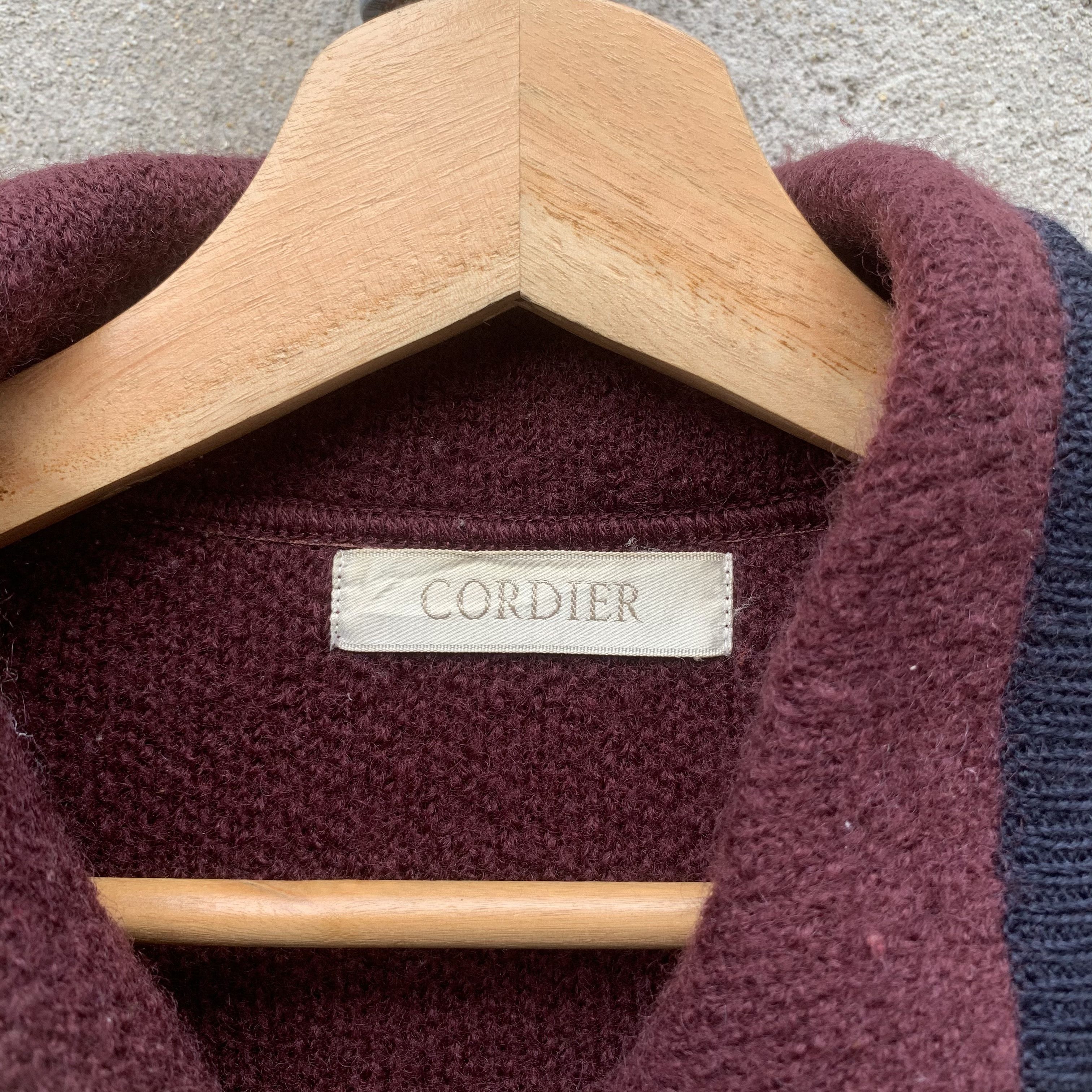 Aran Isles Knitwear Vintage CORDIER Cardigan Double Breast Sweater Jacket Size US L / EU 52-54 / 3 - 8 Thumbnail