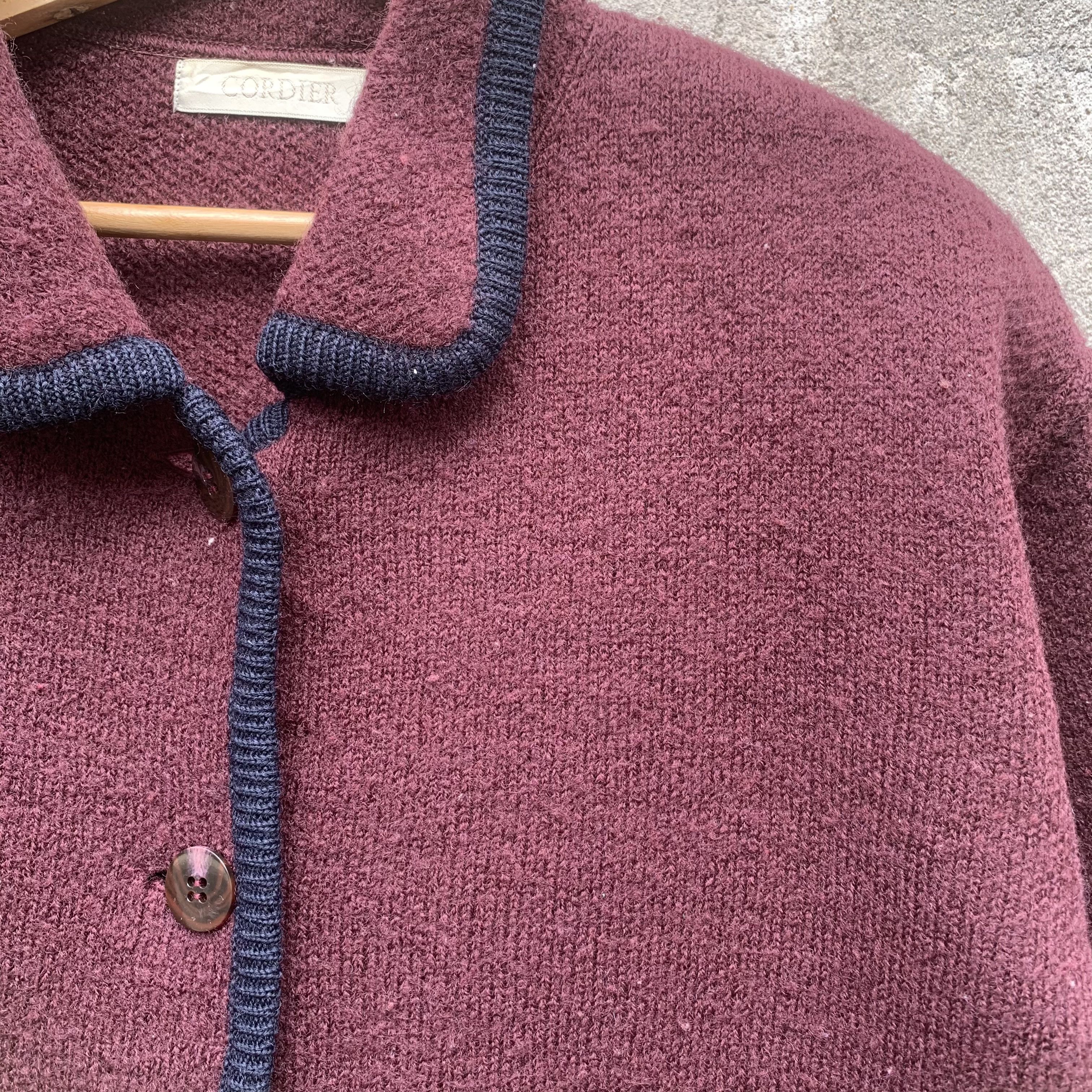 Aran Isles Knitwear Vintage CORDIER Cardigan Double Breast Sweater Jacket Size US L / EU 52-54 / 3 - 5 Thumbnail