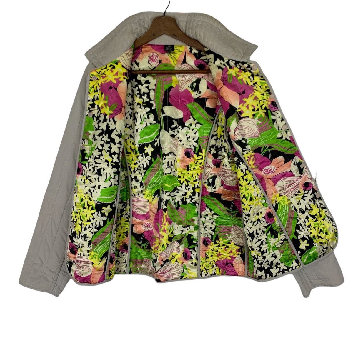 Japanese Brand Vintage Grip Japan Fullprint Flower Riversible Light Jacket Size US M / EU 48-50 / 2 - 7 Thumbnail