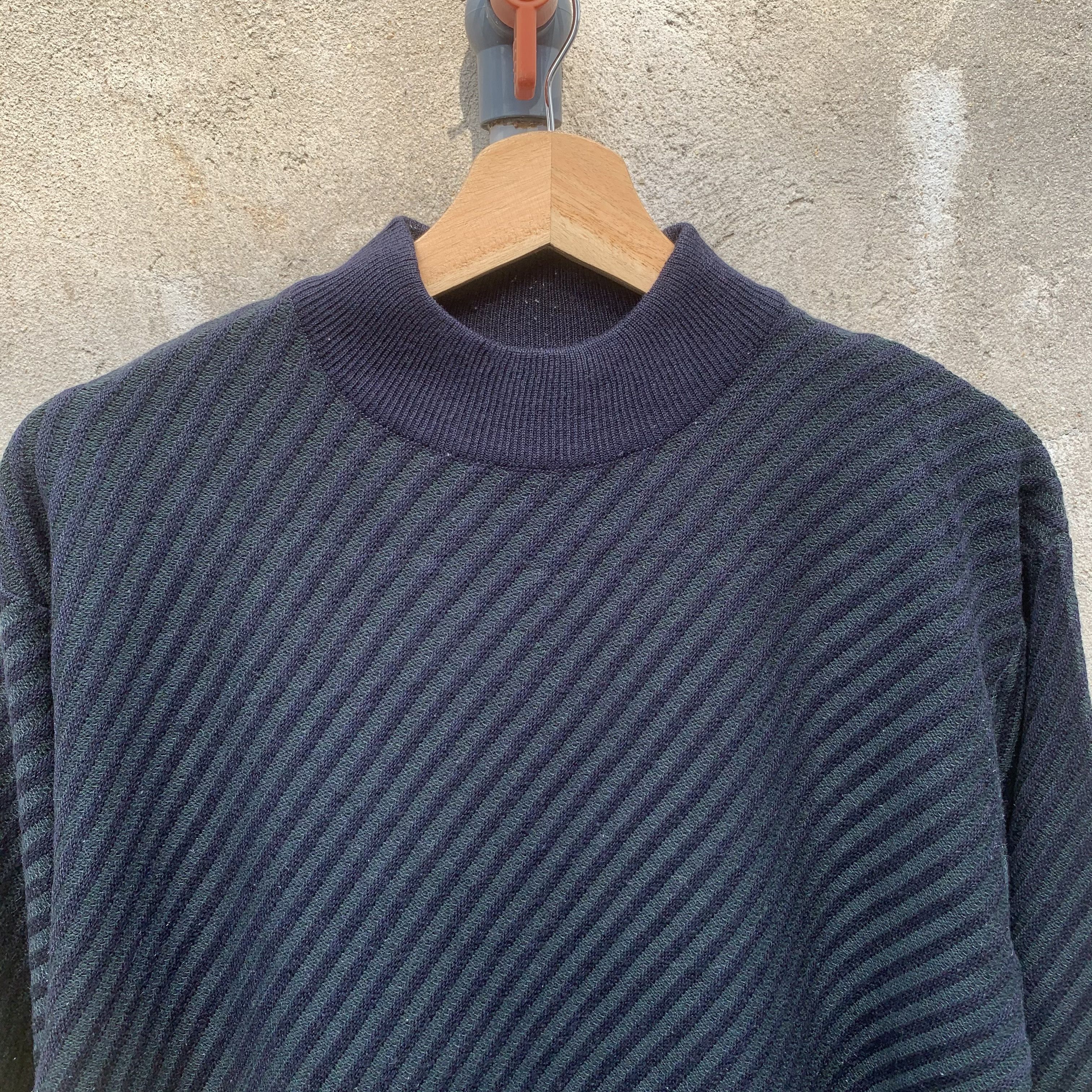 Aran Isles Knitwear Vintage JOHN PEARSE LONDON Knit Striped Sweater Size US M / EU 48-50 / 2 - 2 Thumbnail