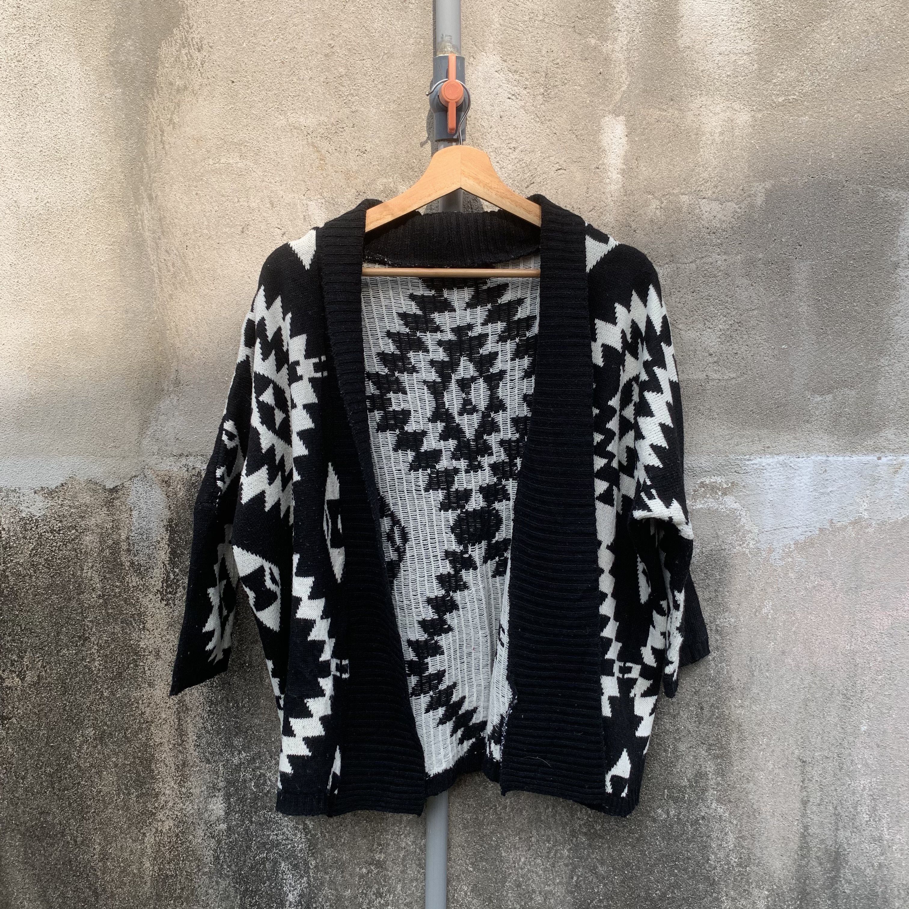 Aztech Mountain Japanese Vintage Knit Navajo Native Cardigan Open Sweater Size US L / EU 52-54 / 3 - 2 Thumbnail