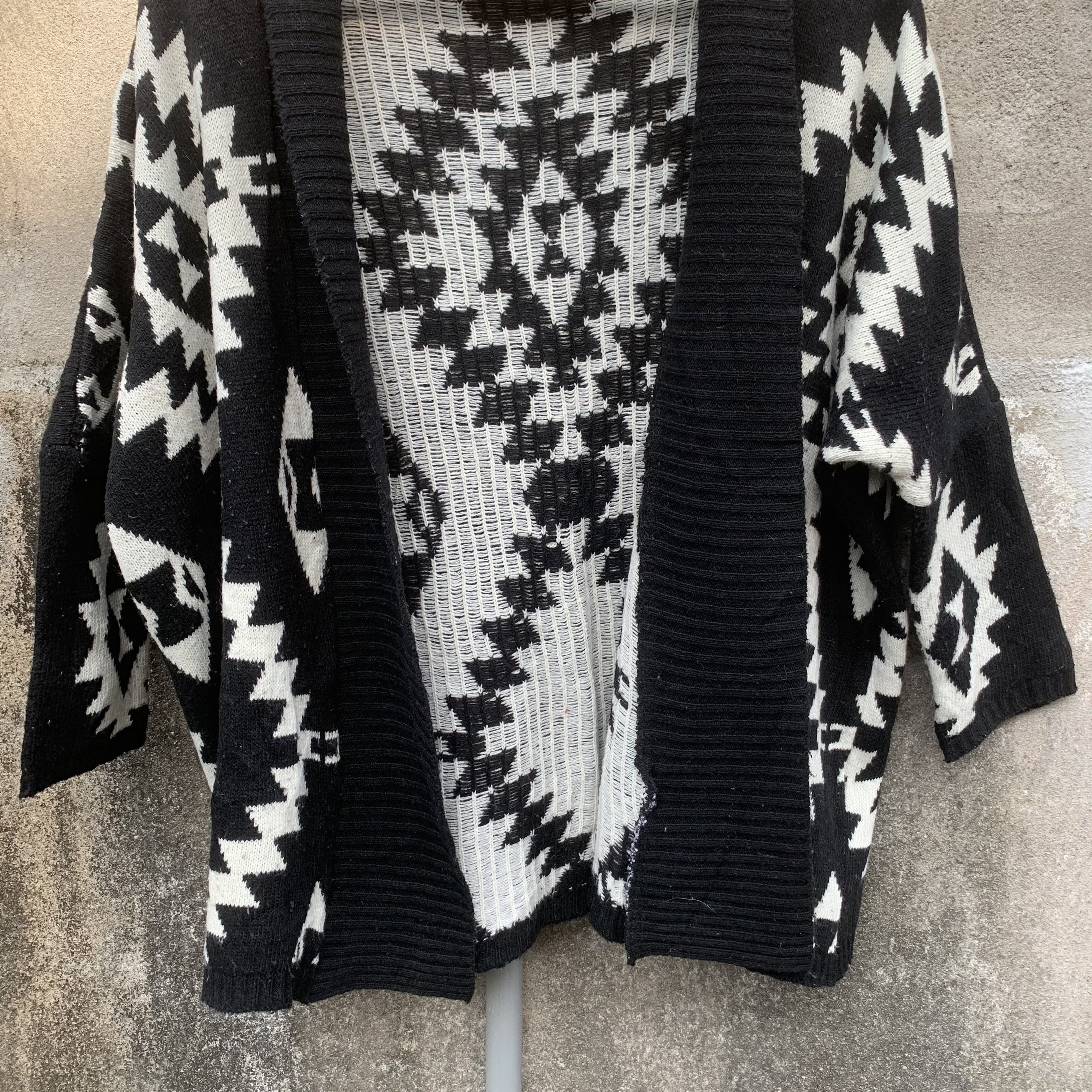 Aztech Mountain Japanese Vintage Knit Navajo Native Cardigan Open Sweater Size US L / EU 52-54 / 3 - 4 Thumbnail