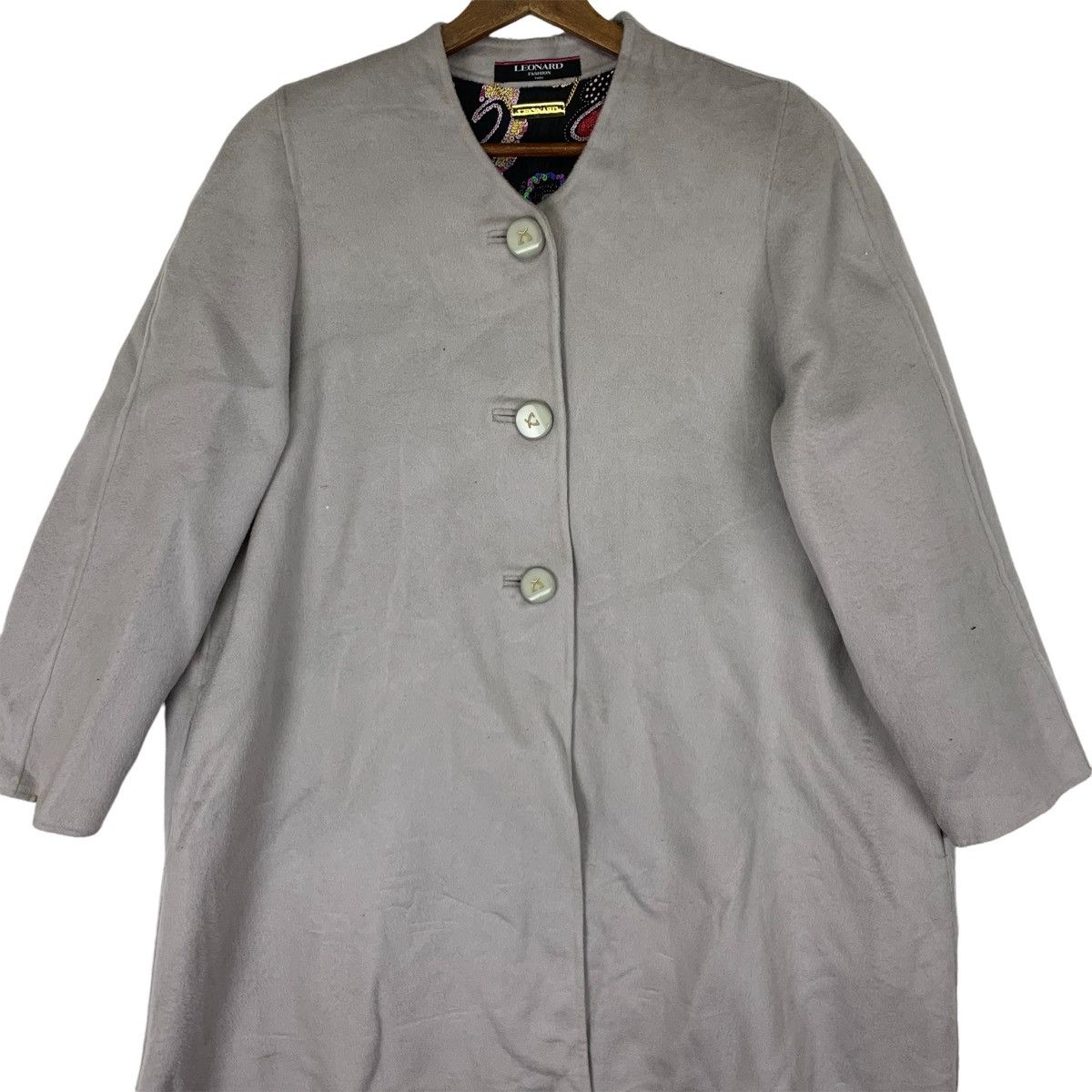 Leonard Paris Vintage Leonard Paris Suede Wool Design Jacket Size US XL / EU 56 / 4 - 2 Thumbnail
