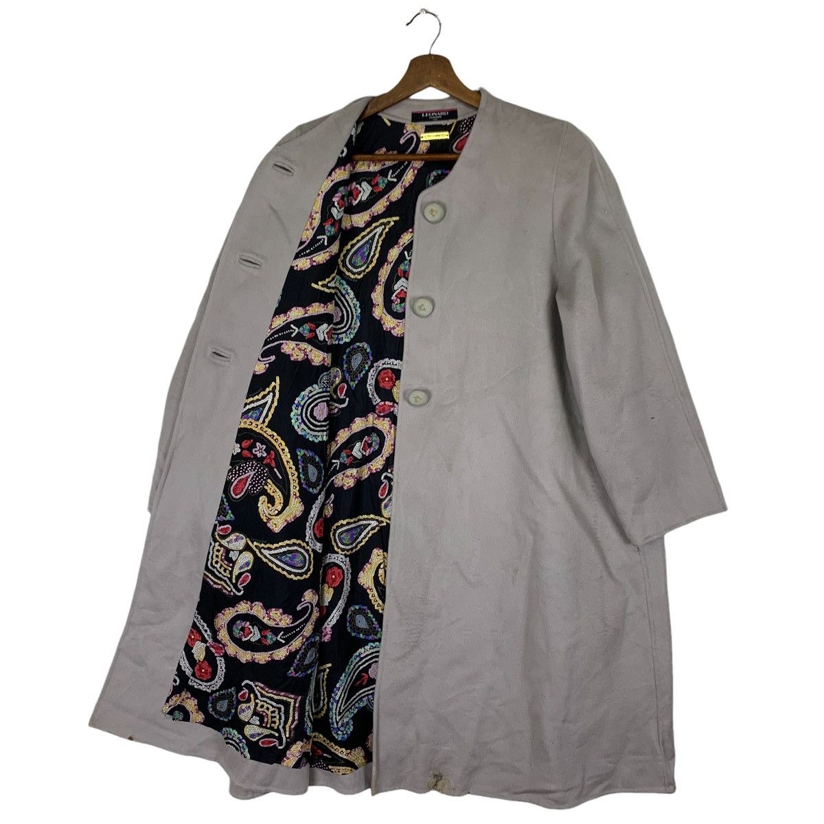 Leonard Paris Vintage Leonard Paris Suede Wool Design Jacket Size US XL / EU 56 / 4 - 4 Thumbnail
