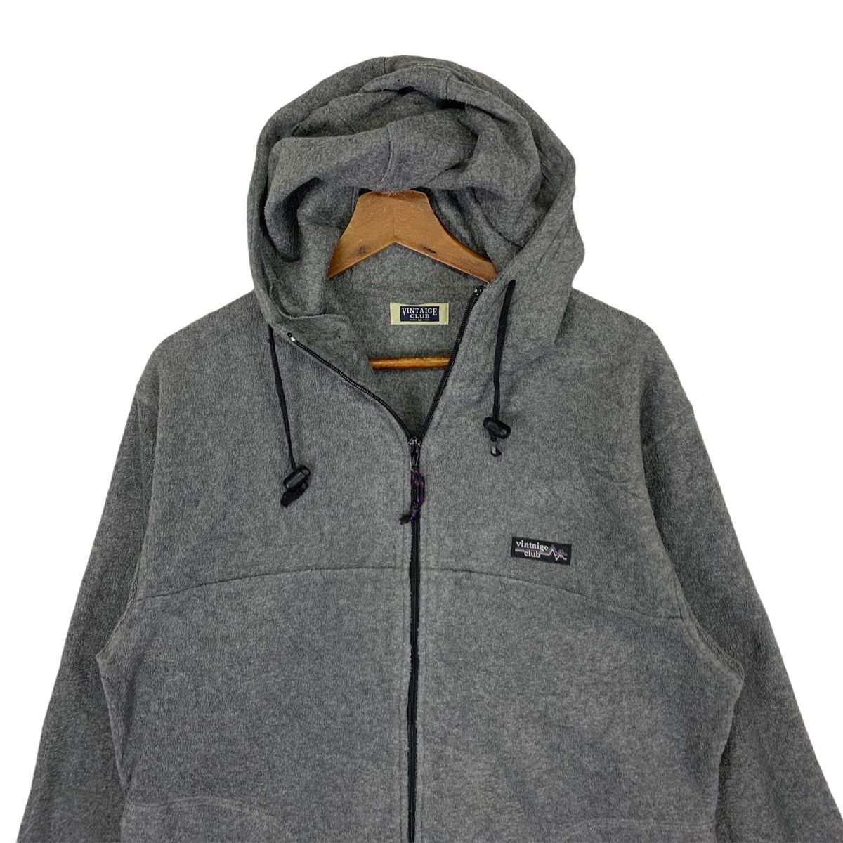 Vintage Vintaige Club Fleece Hooded Zipper Jacket Size US M / EU 48-50 / 2 - 2 Thumbnail