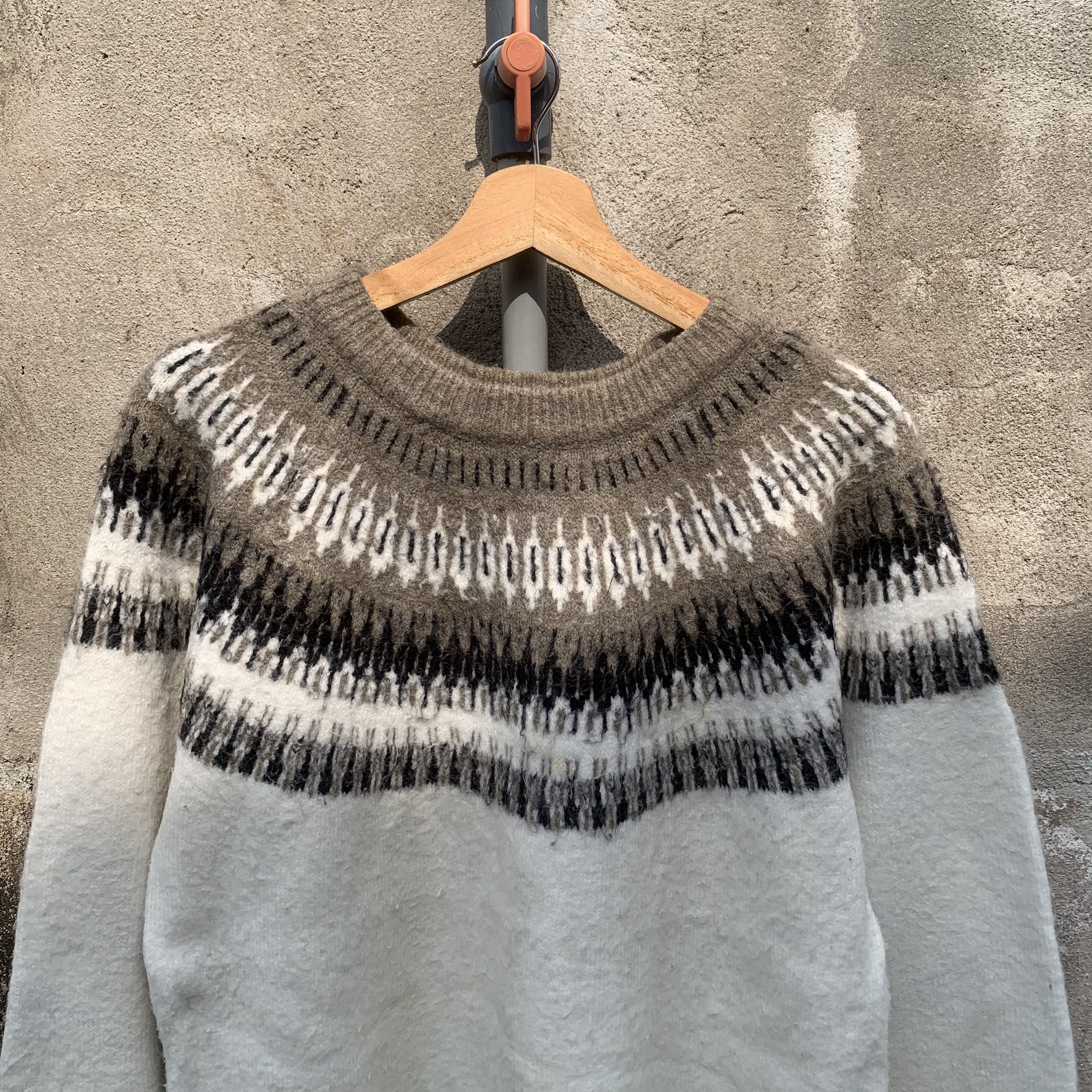 Aran Isles Knitwear Vintage HARVARD Knit Icelandic Pattern Jumper Sweater Size US M / EU 48-50 / 2 - 2 Thumbnail