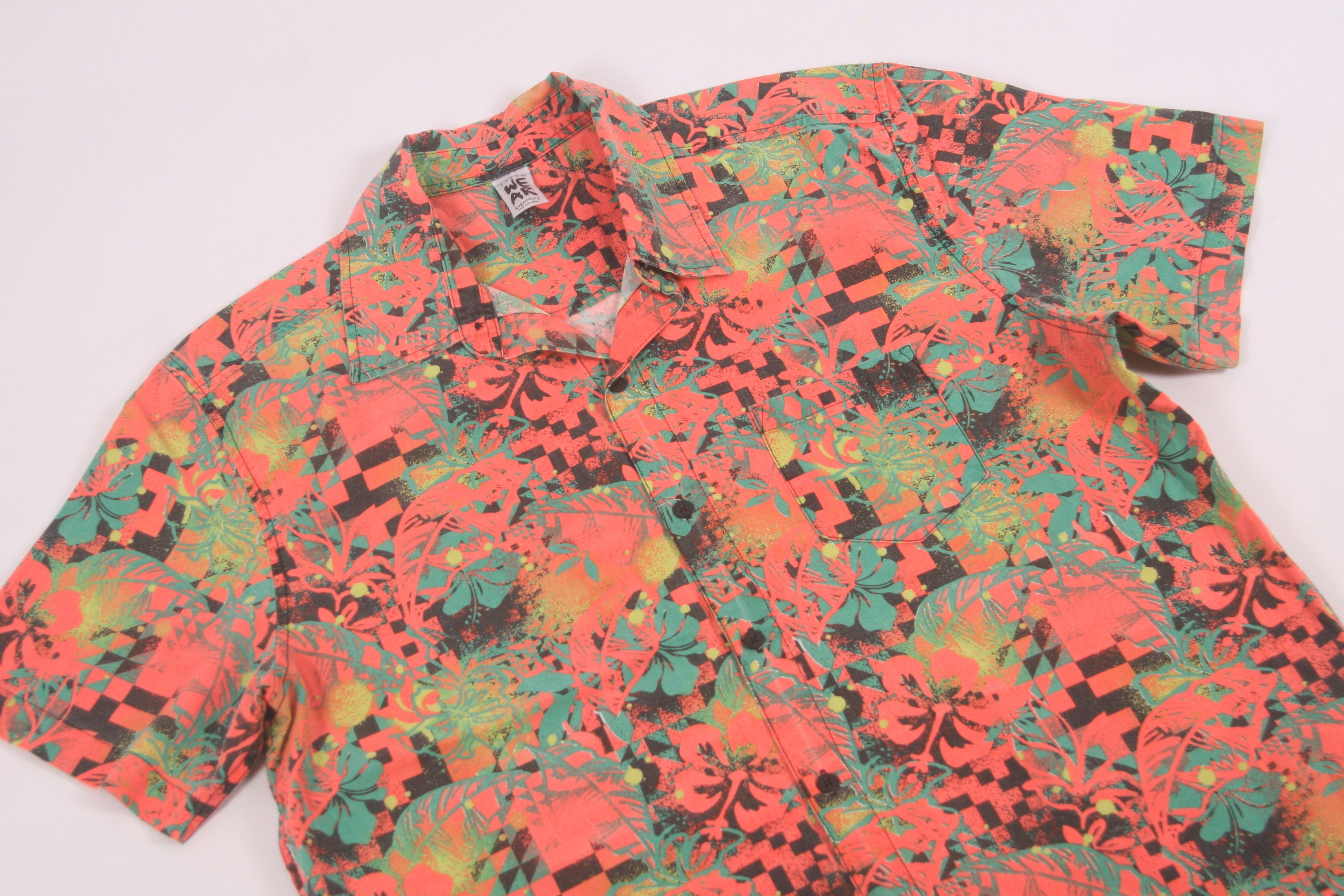 Vintage 🔥 VTG 🔥 Zumba Wear Psychedelic All Over Printed Shirt Size US L / EU 52-54 / 3 - 3 Thumbnail
