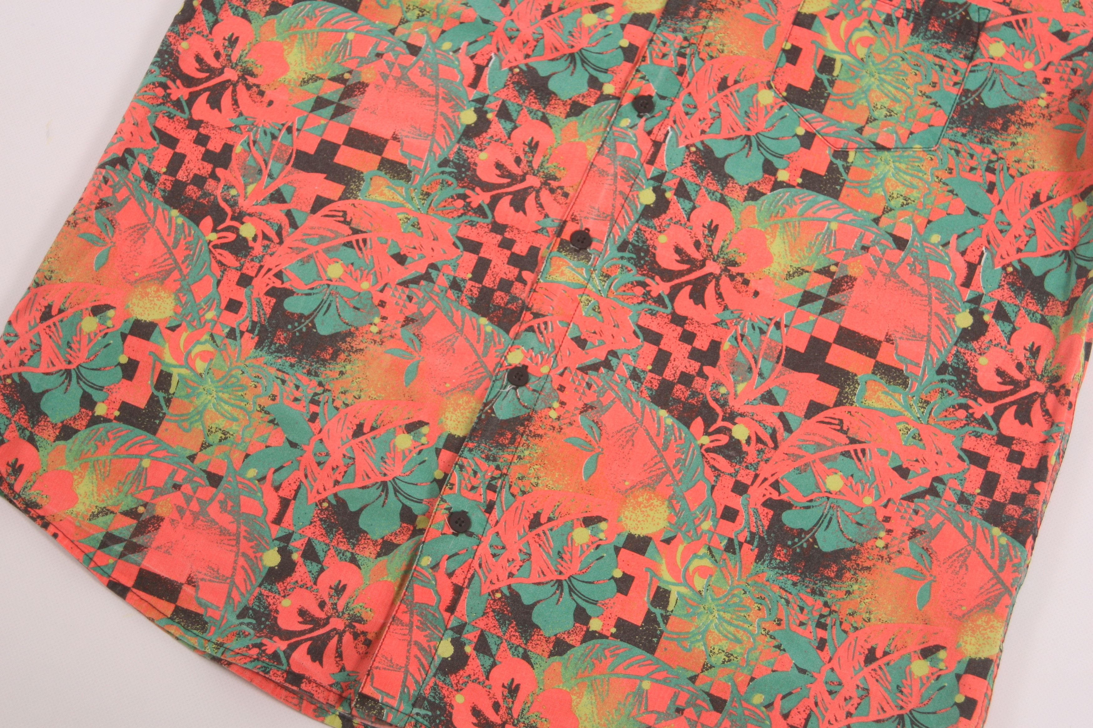 Vintage 🔥 VTG 🔥 Zumba Wear Psychedelic All Over Printed Shirt Size US L / EU 52-54 / 3 - 4 Thumbnail