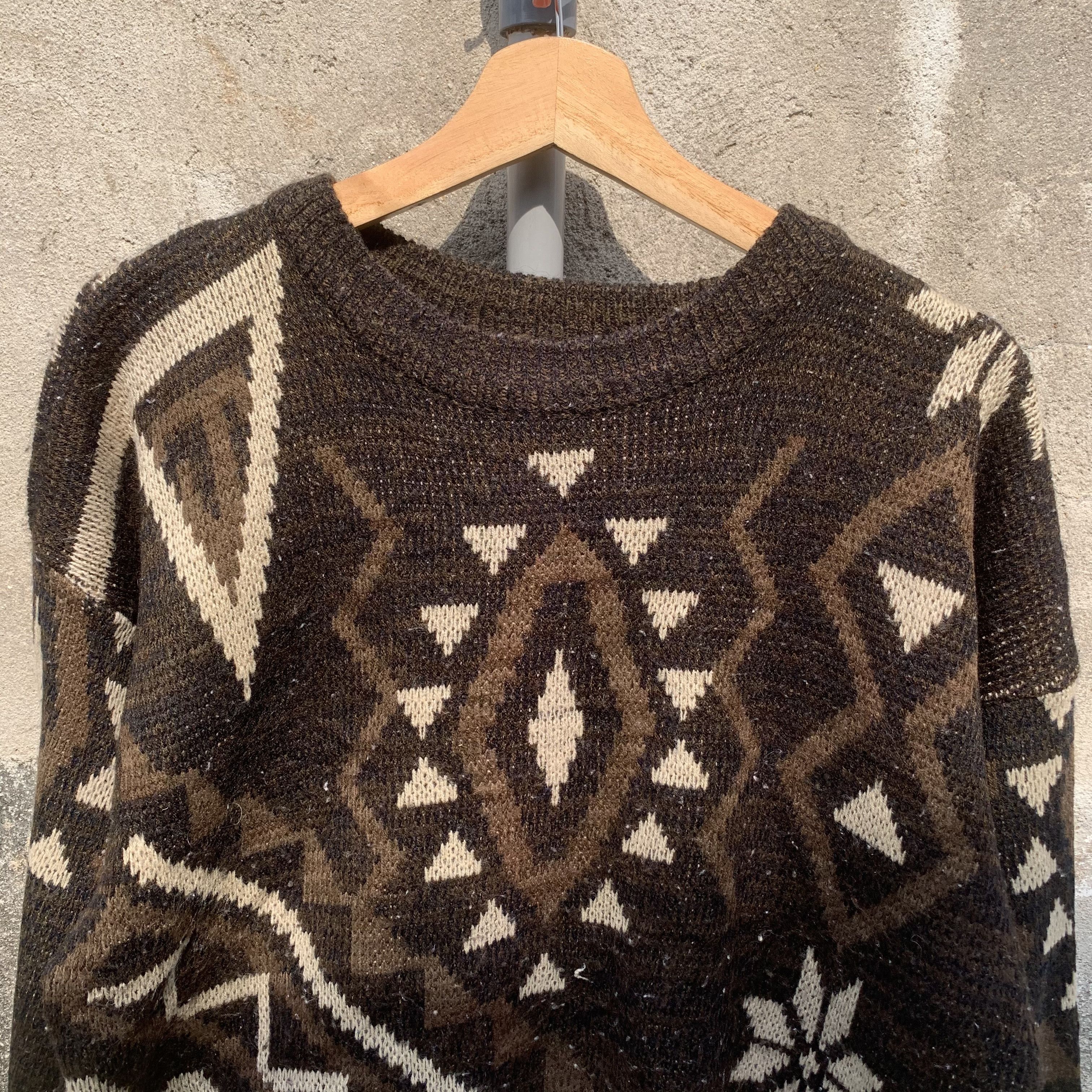 Japanese Brand Vintage Port Arthur Knit Navajo Arts Jumper Sweater Size US M / EU 48-50 / 2 - 2 Thumbnail