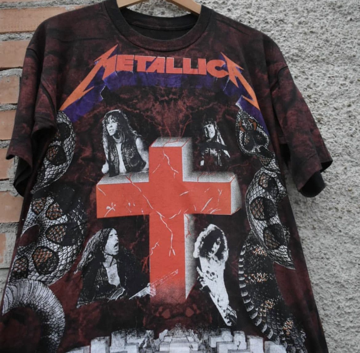Band Tees Vintage Metallica 1991 Album collage tee Size US L / EU 52-54 / 3 - 4 Thumbnail