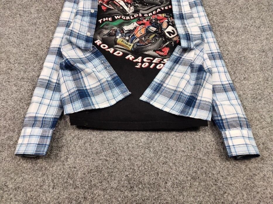Flannel Vintage Flannel Shirt Travis Scott Style Streetwear Hype Size US XL / EU 56 / 4 - 5 Thumbnail