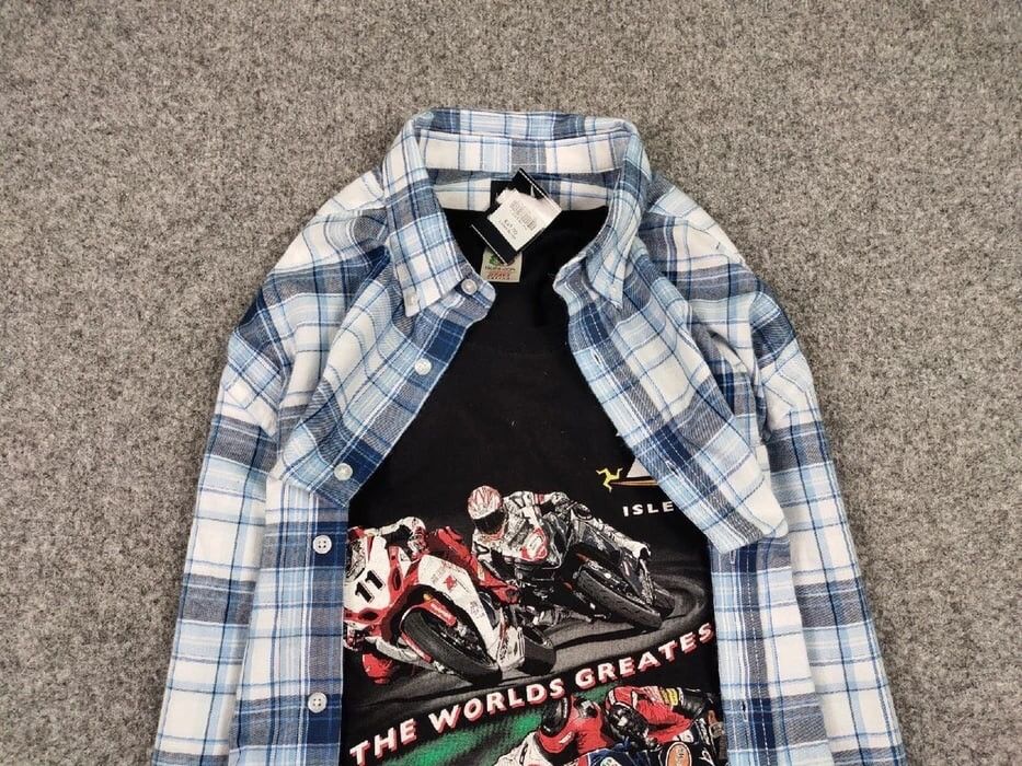 Flannel Vintage Flannel Shirt Travis Scott Style Streetwear Hype Size US XL / EU 56 / 4 - 4 Thumbnail