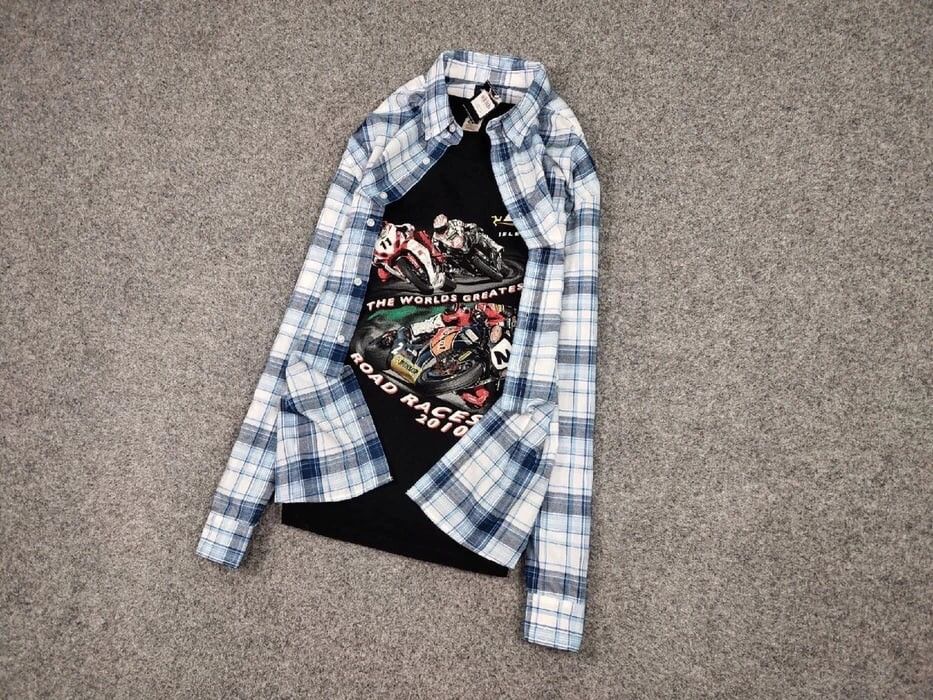 Flannel Vintage Flannel Shirt Travis Scott Style Streetwear Hype Size US XL / EU 56 / 4 - 3 Thumbnail